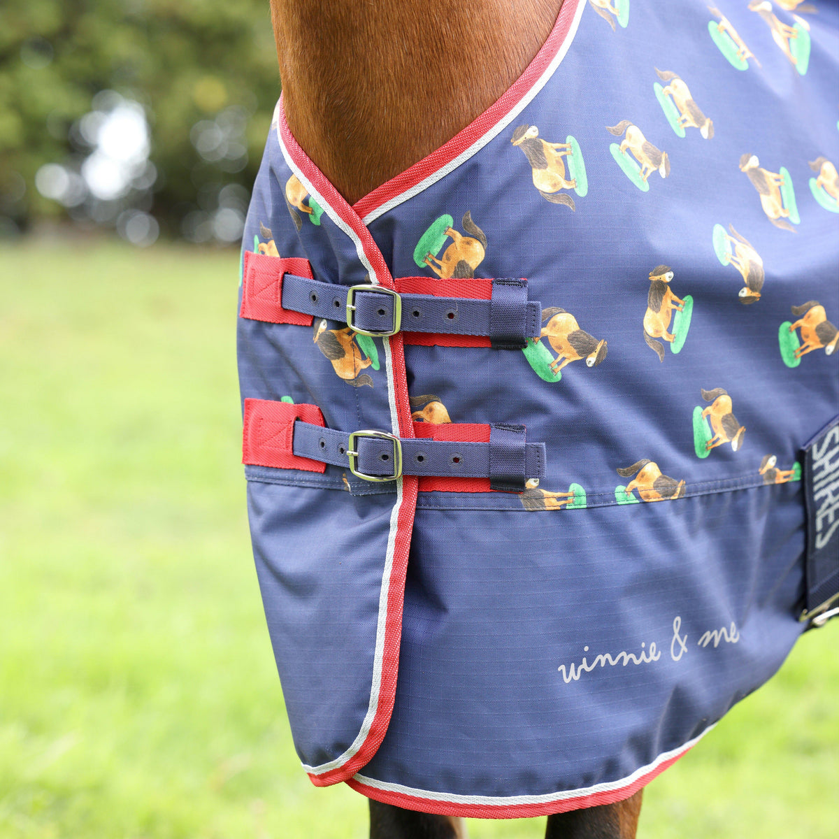 Winnie & Me Lite Turnout Rug Navy