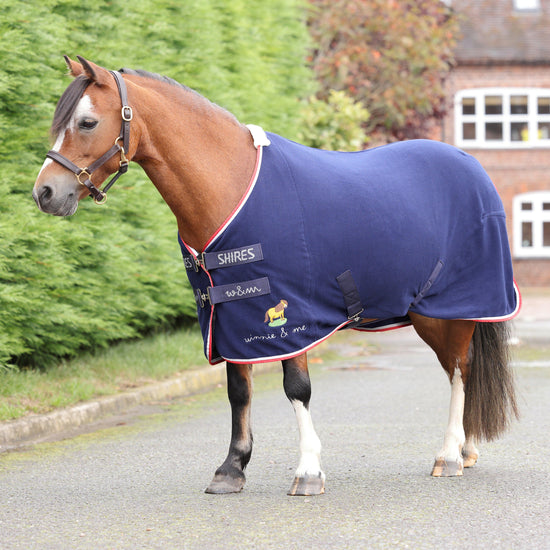 Winnie & Me Fleece Rug Navy