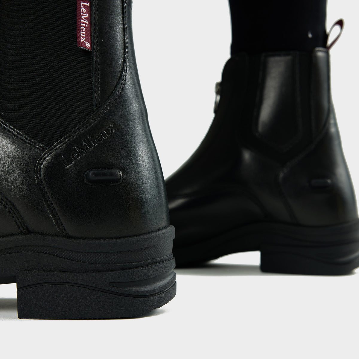 Womens Zip Paddock Boots Black