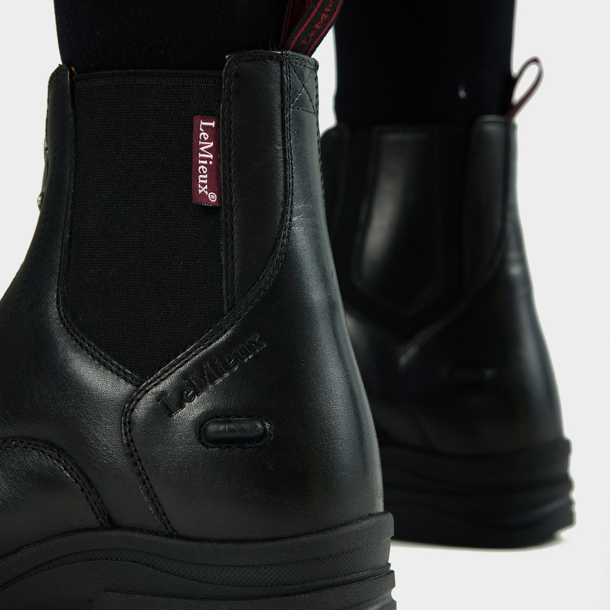 Womens Zip Paddock Boots Black