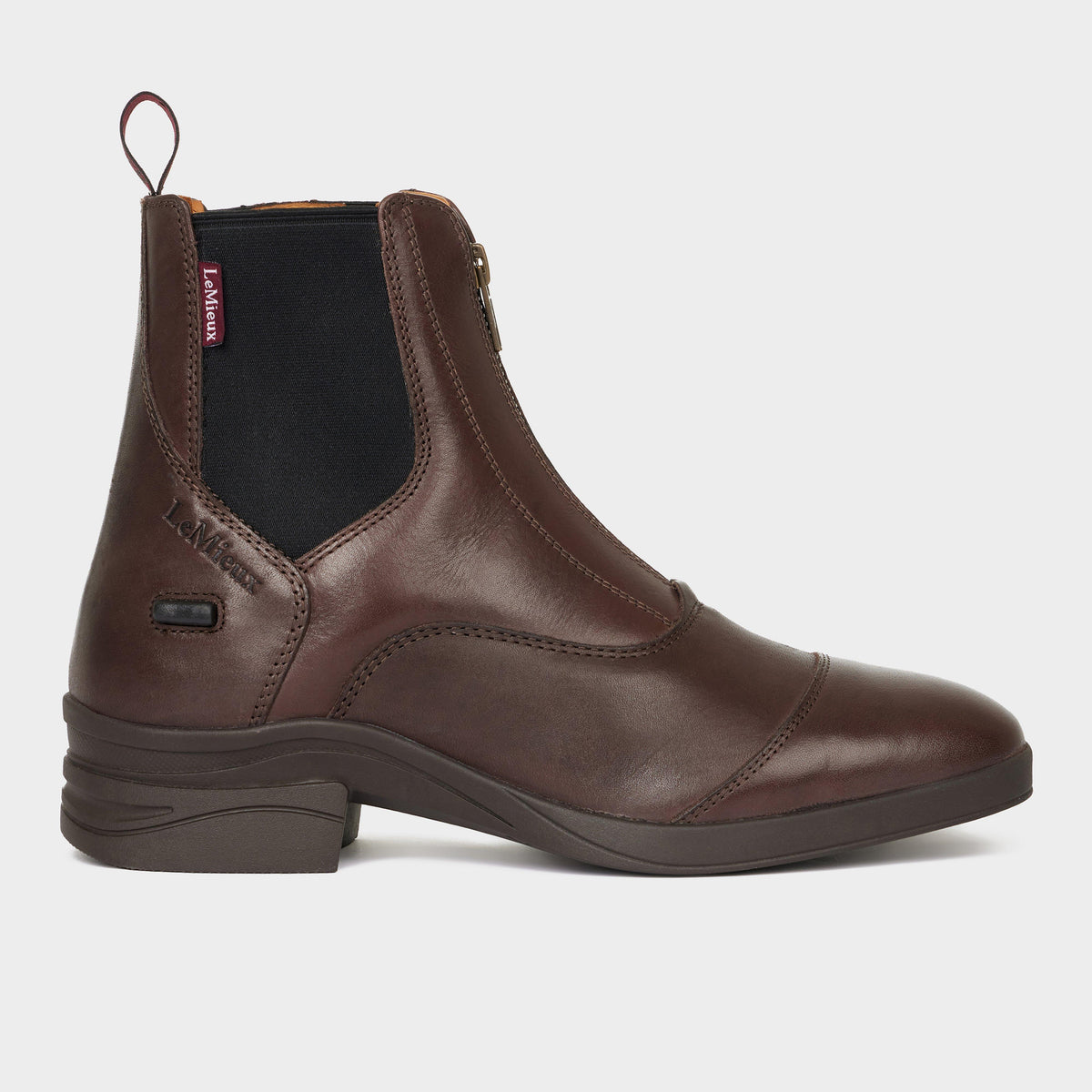 Womens Zip Paddock Boots Brown