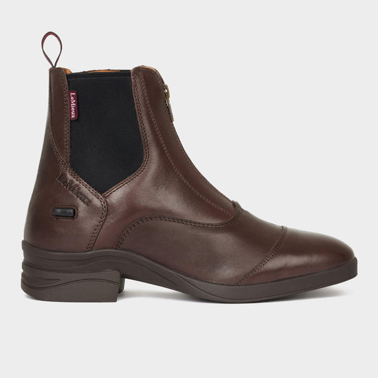 Womens Zip Paddock Boots Brown
