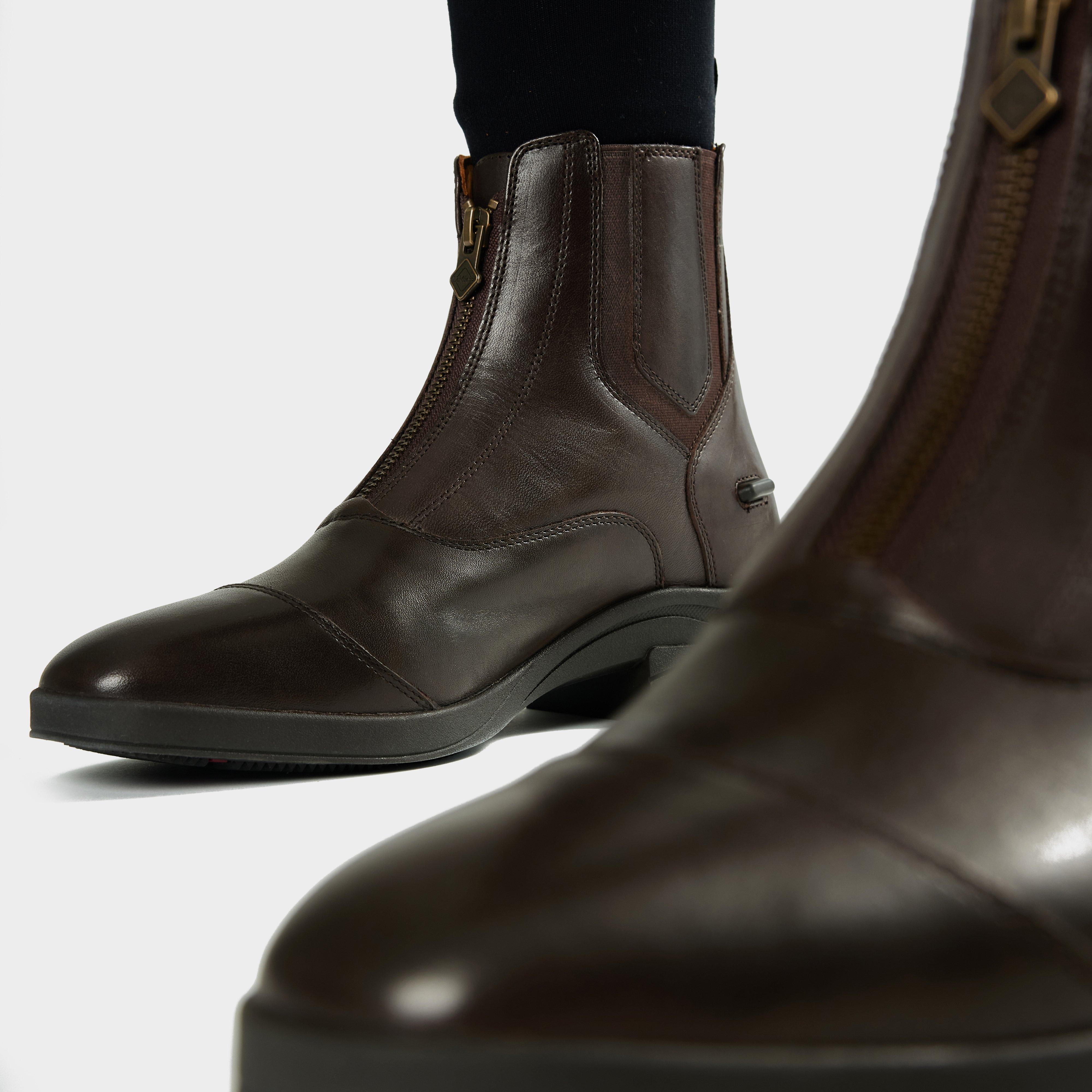 Womens Zip Paddock Boots Brown