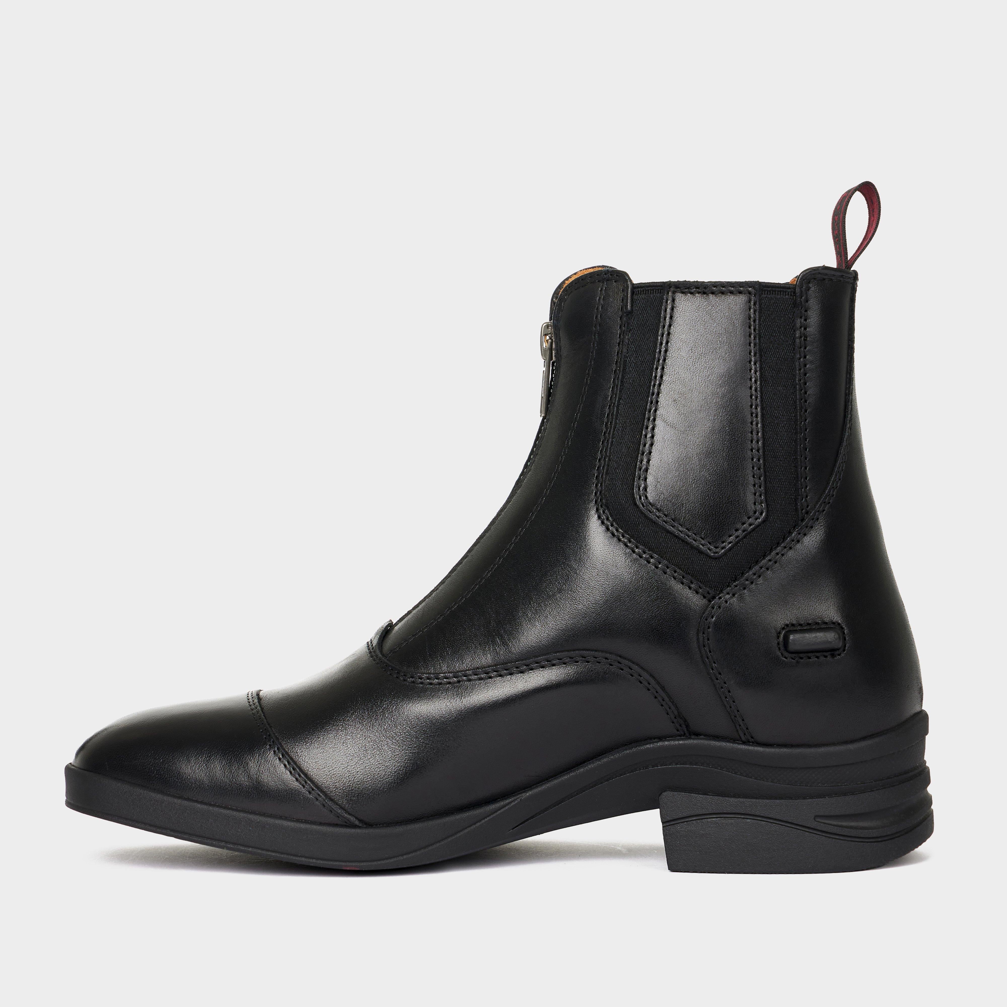 Kids Zip Paddock Boots Black