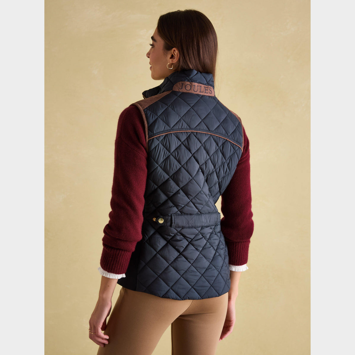 Womens Braemar Luxe Gilet Navy