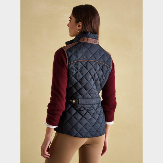 Womens Braemar Luxe Gilet Navy