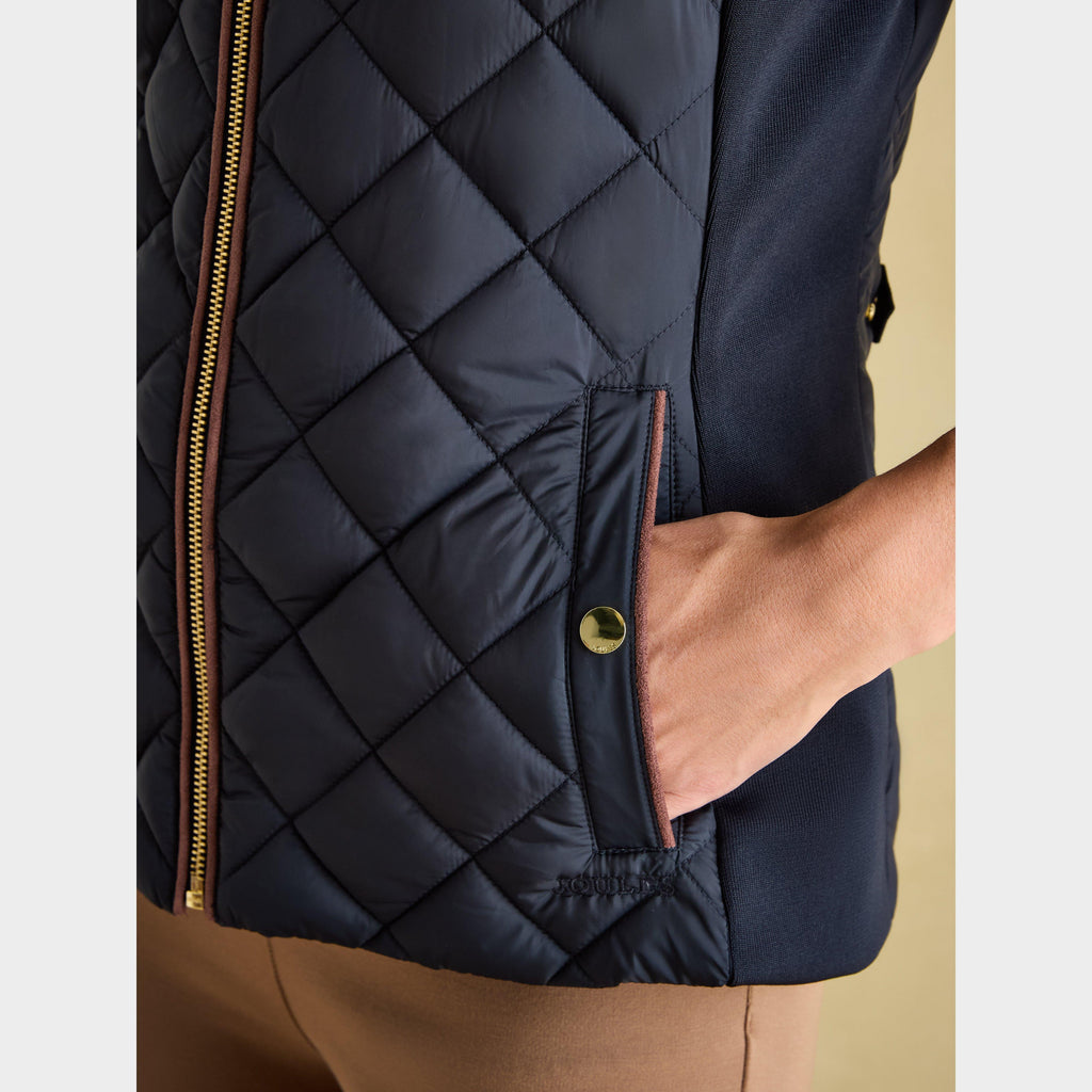 Womens Braemar Luxe Gilet Navy