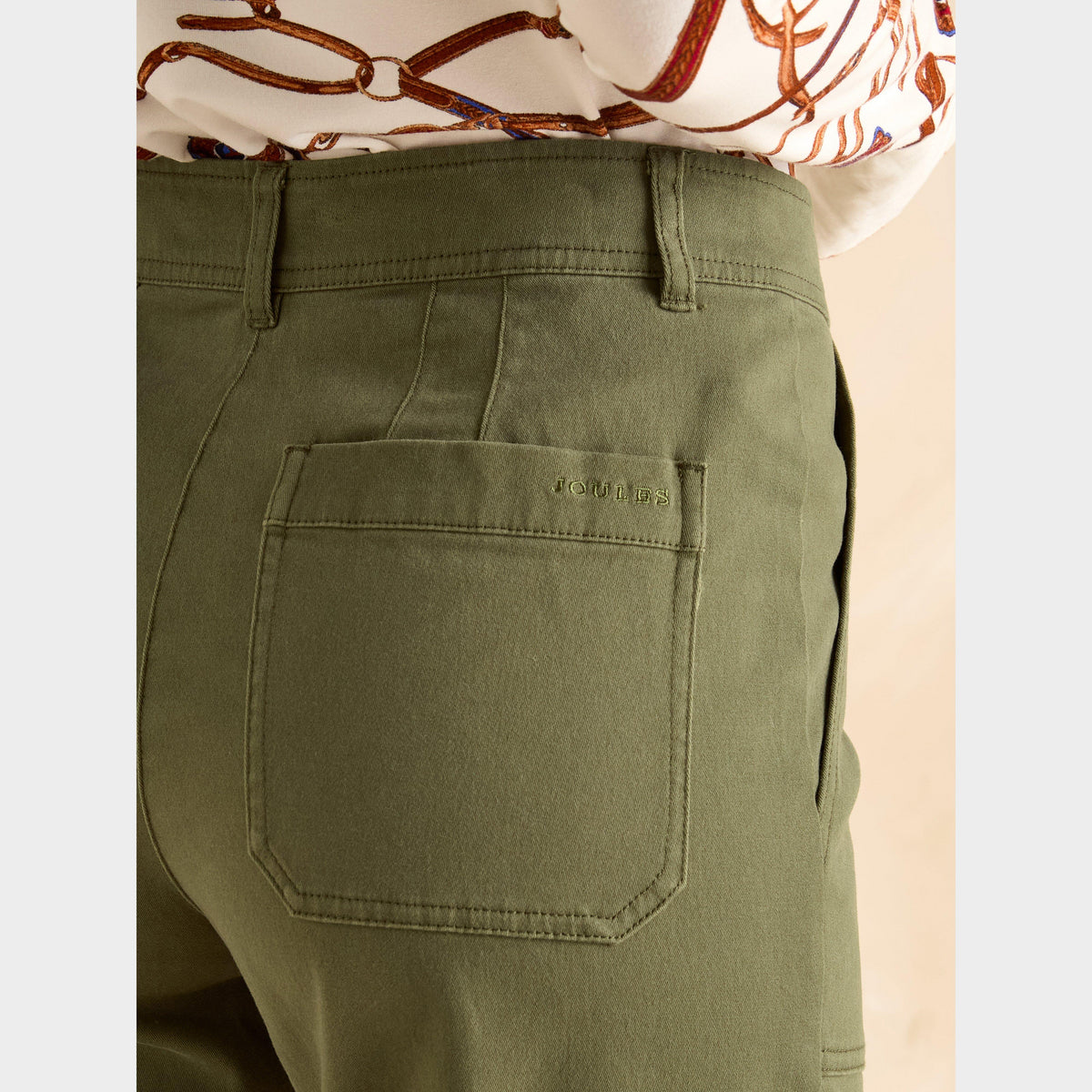 Womens Cargo Trousers Khaki