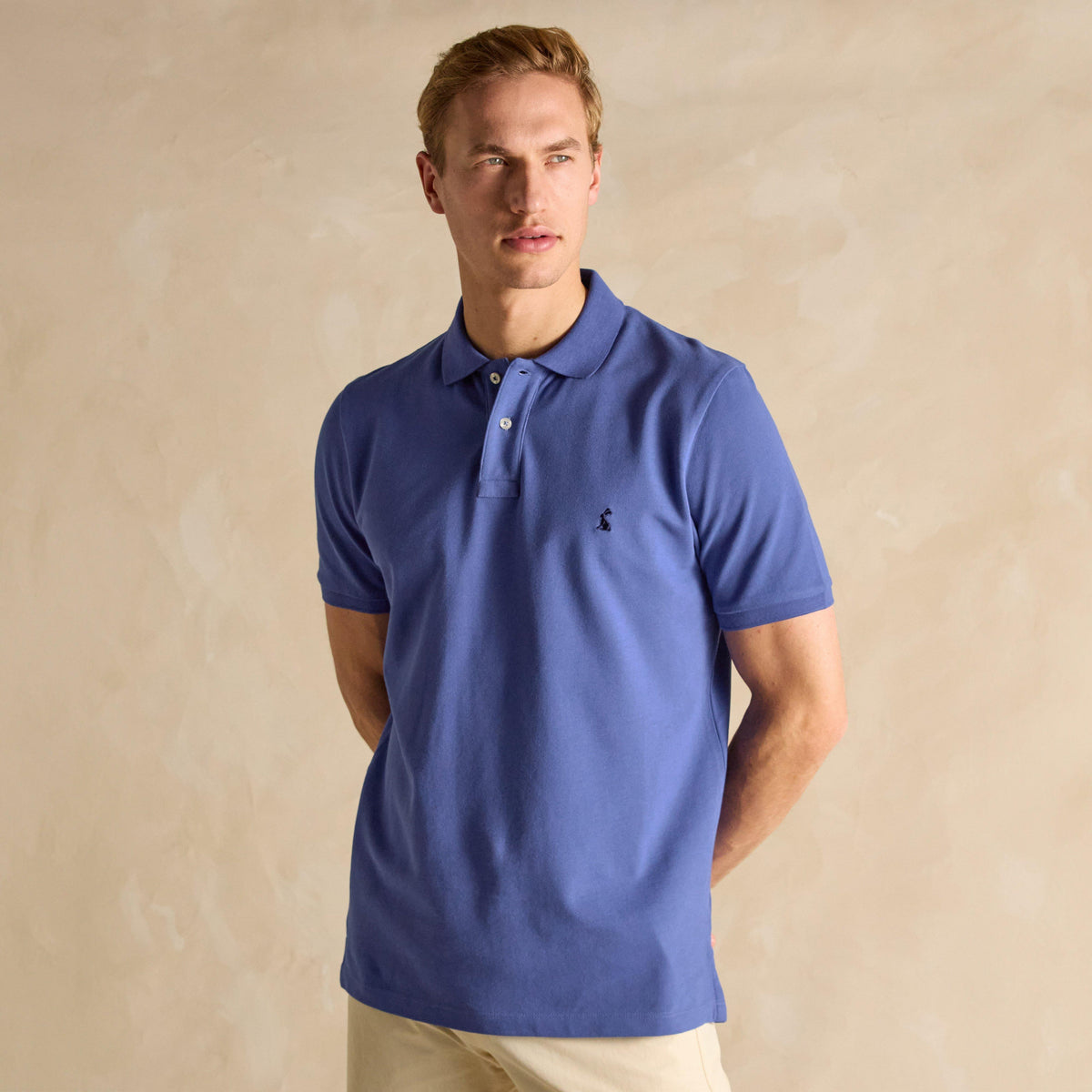 Mens Woody Polo Shirt Deep Blue