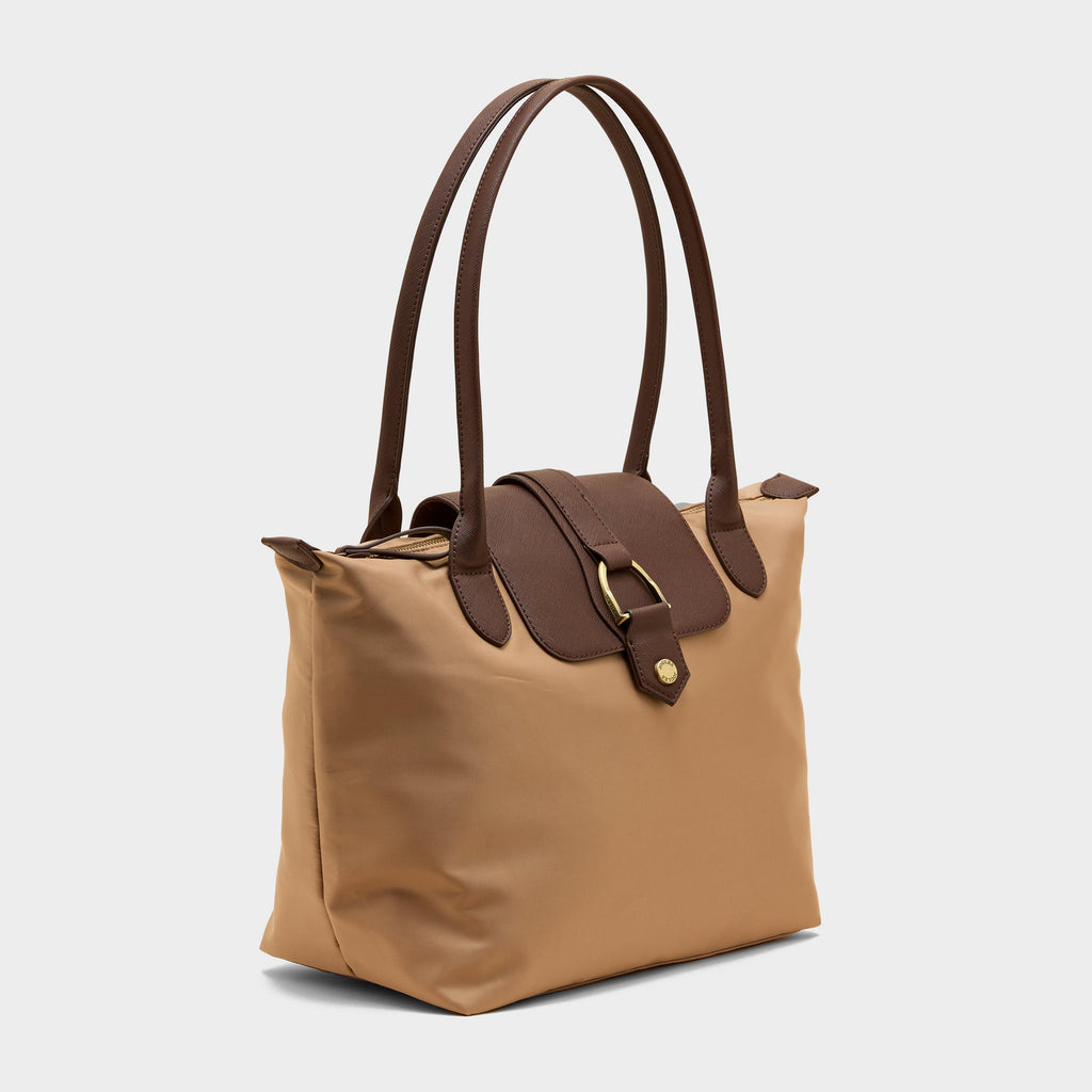 Edie Nylon Tote Neutral