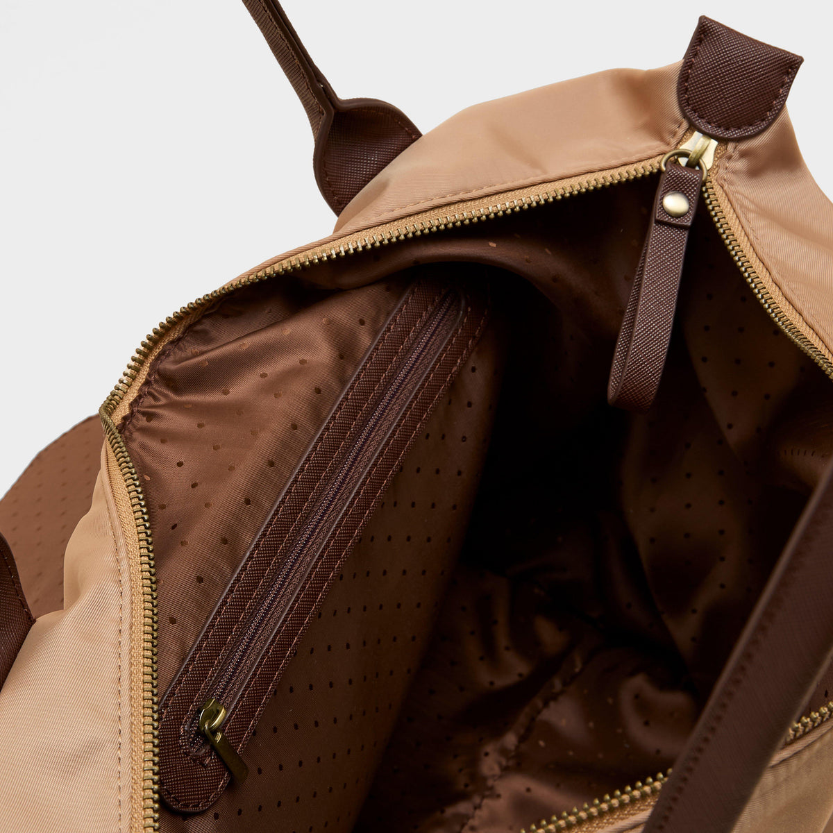 Edie Nylon Tote Neutral