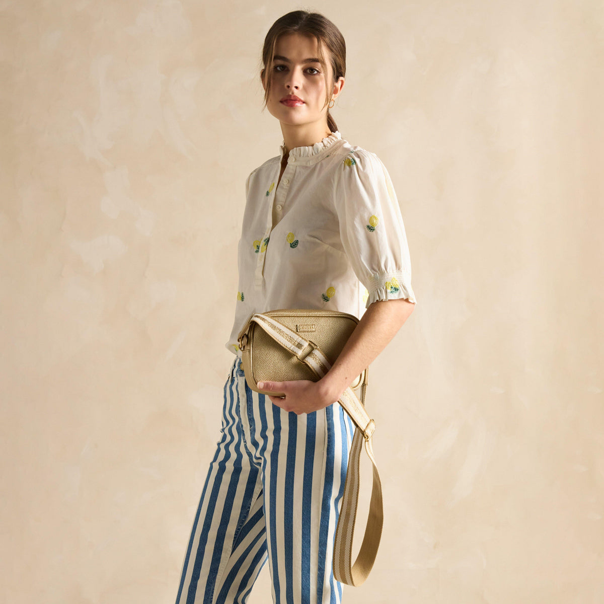 Trent Cross Body Bag Gold