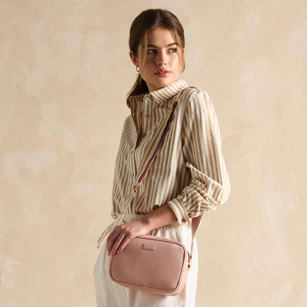 Trent Cross Body Bag Pale Pink