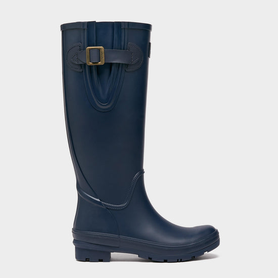 Womens Houghton Adjustable Tall Wellies Navy