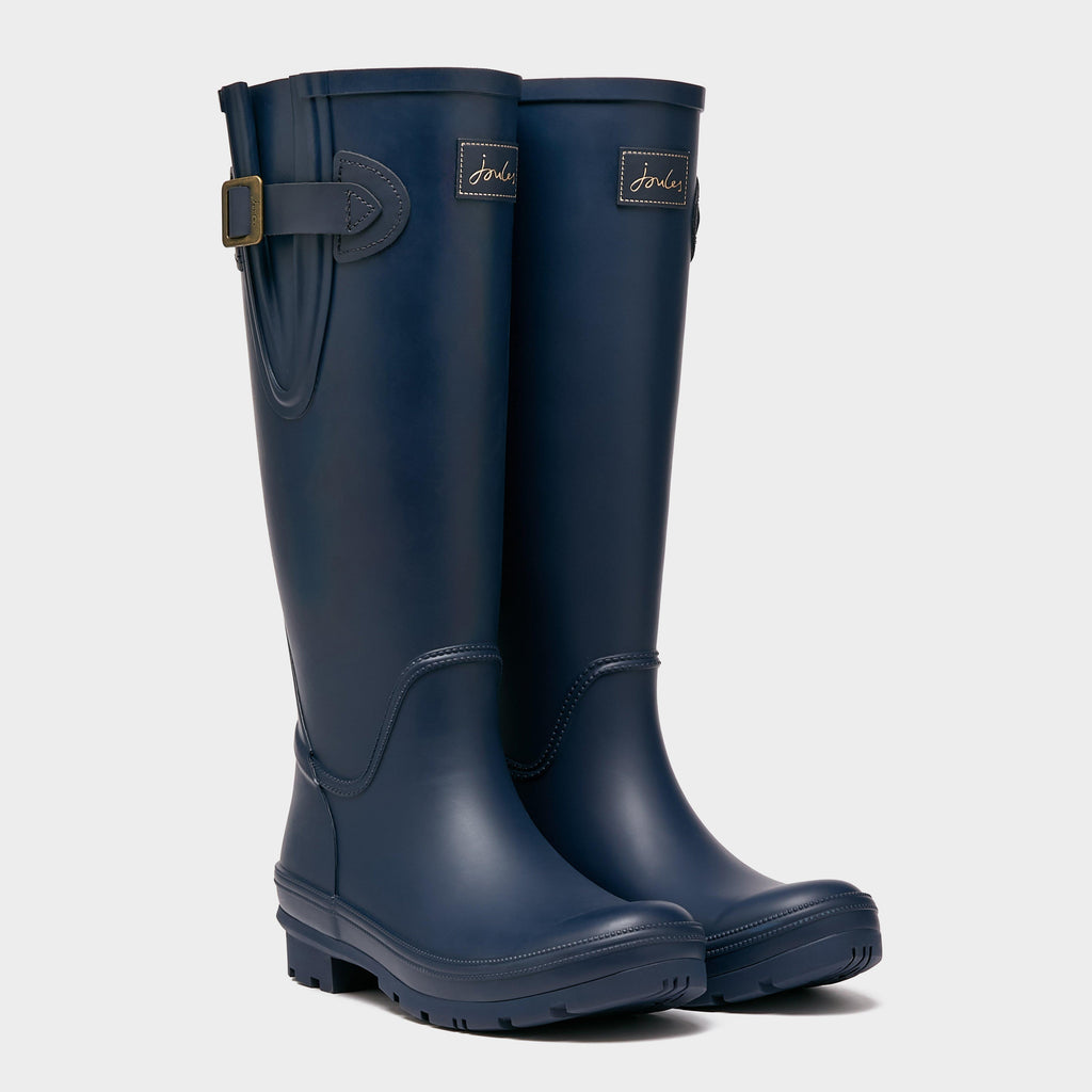 Womens Houghton Adjustable Tall Wellies Navy