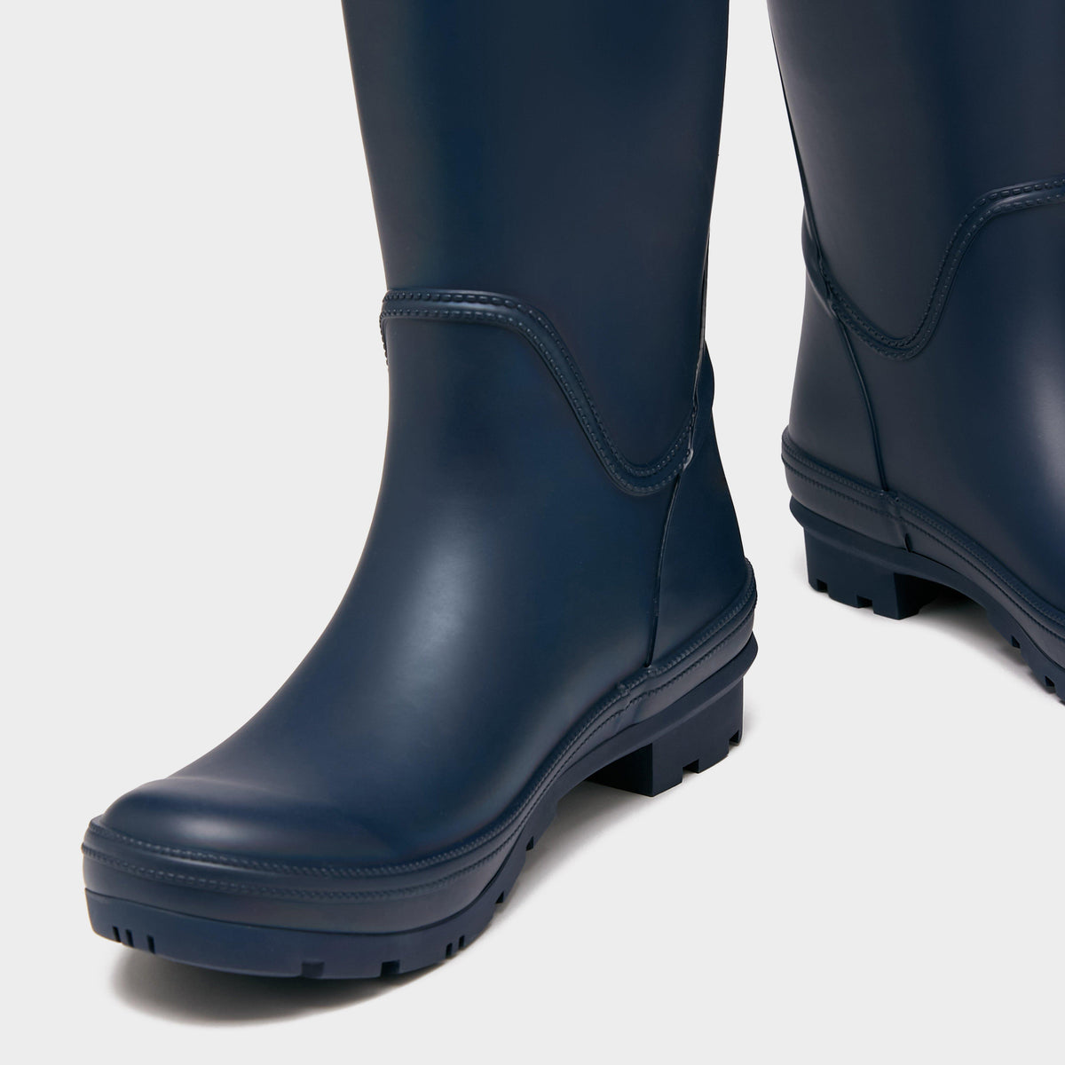Womens Houghton Adjustable Tall Wellies Navy