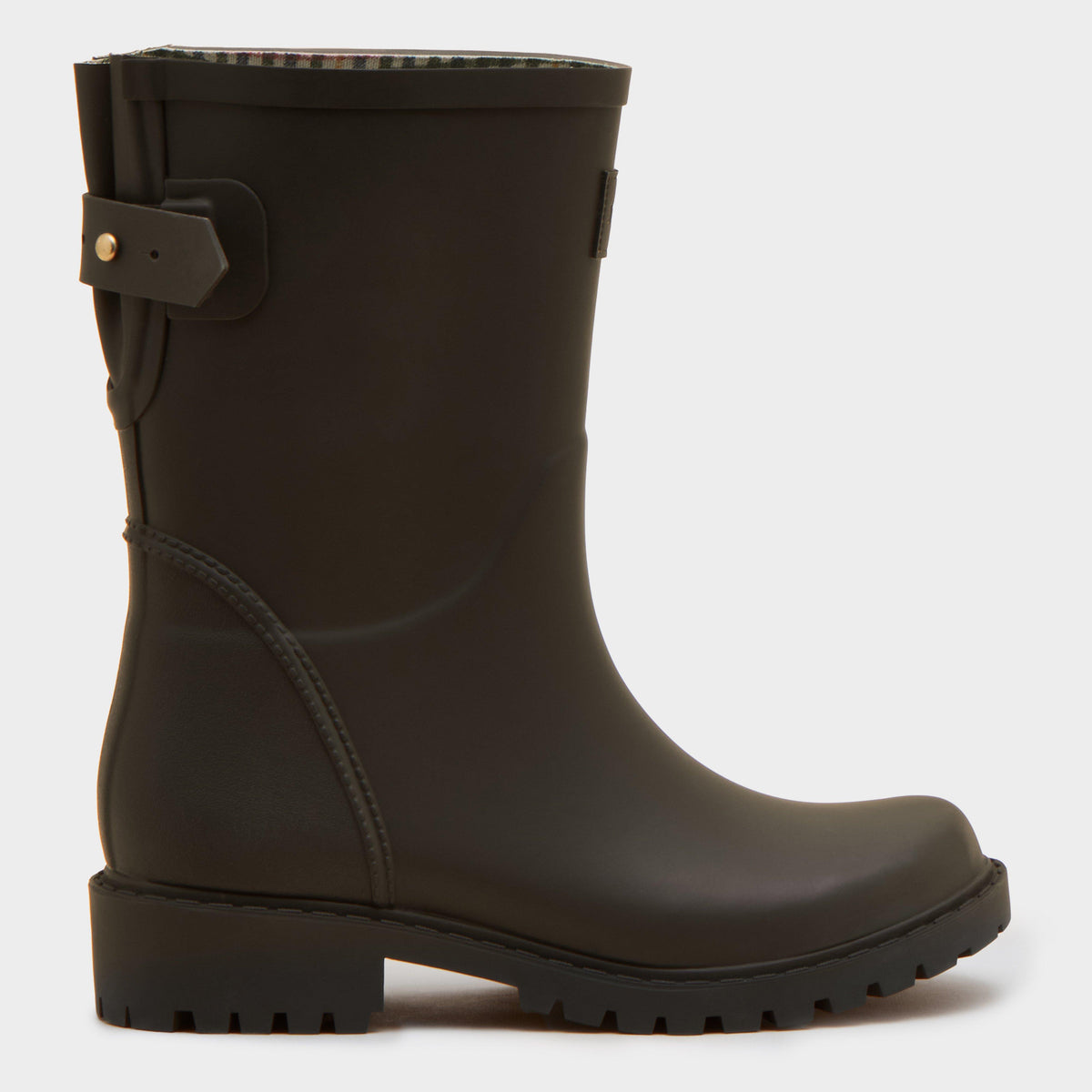 Womens Wistow Adjustable Mid Calf Wellies Chocolate