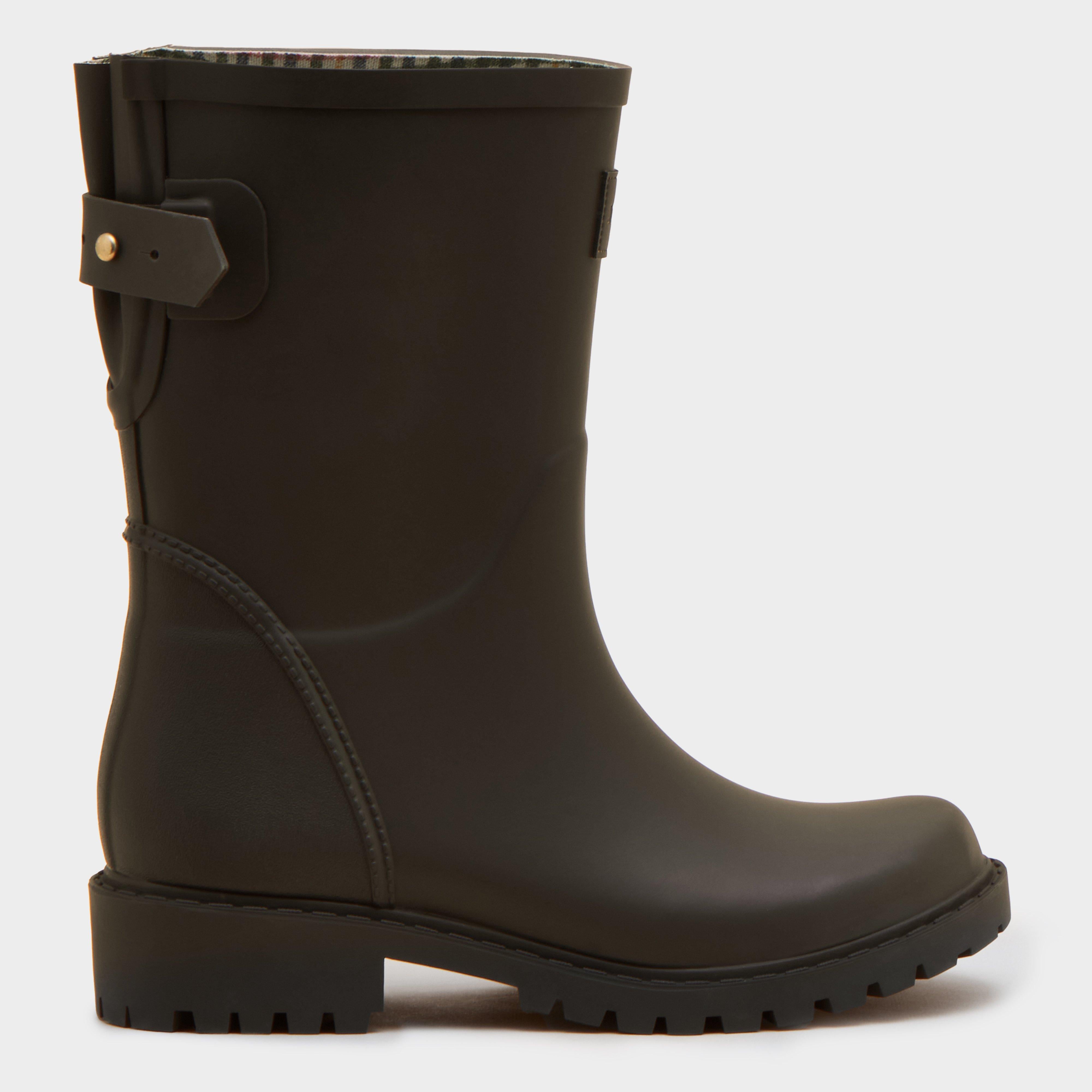 Womens Wistow Adjustable Mid Calf Wellies Chocolate