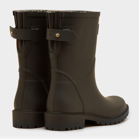 Womens Wistow Adjustable Mid Calf Wellies Chocolate