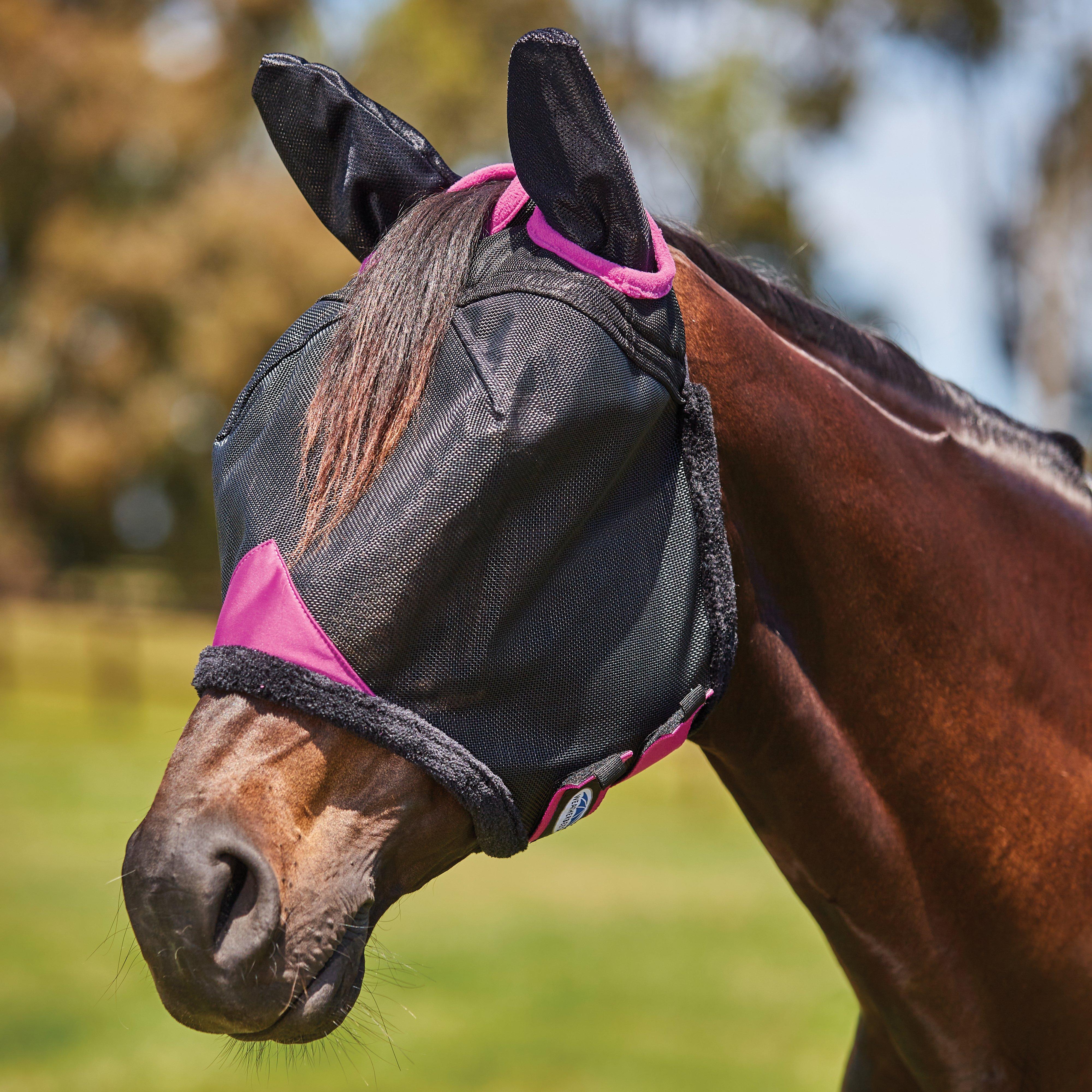 ComFiTec Deluxe Durable Mesh Mask With Ears Black/Purple