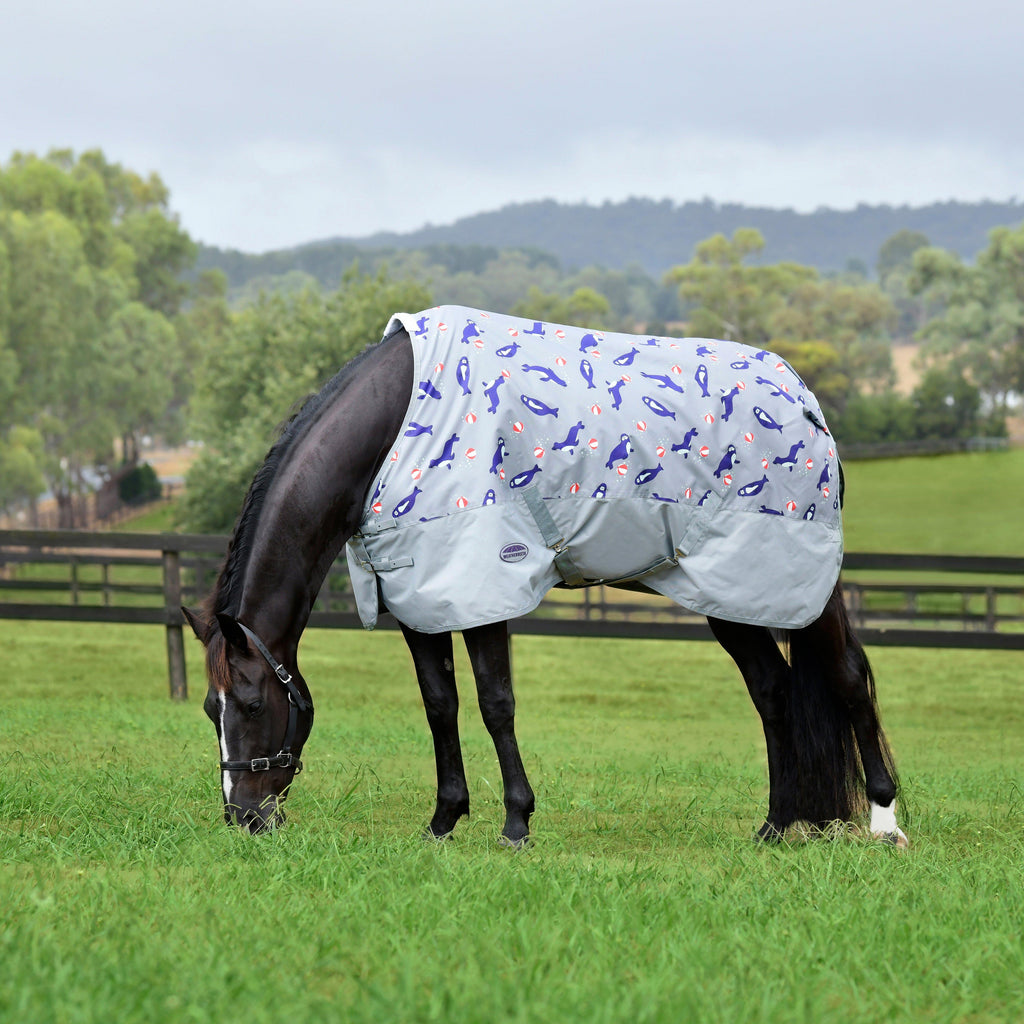 ComFiTec Tyro Standard Neck 50g Lite Plus Turnout Rug Seal Print