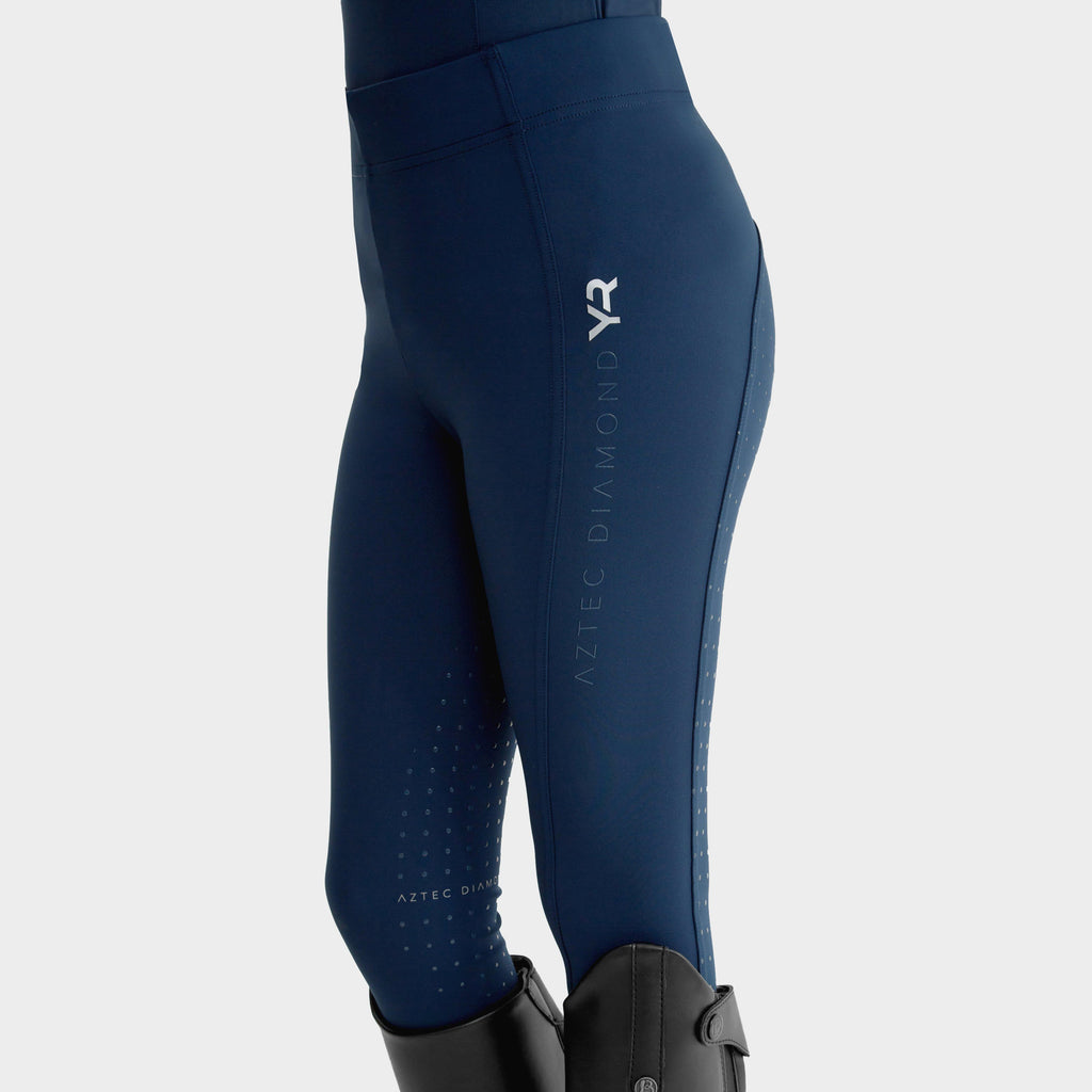 Young Rider Full Seat Leggings Navy