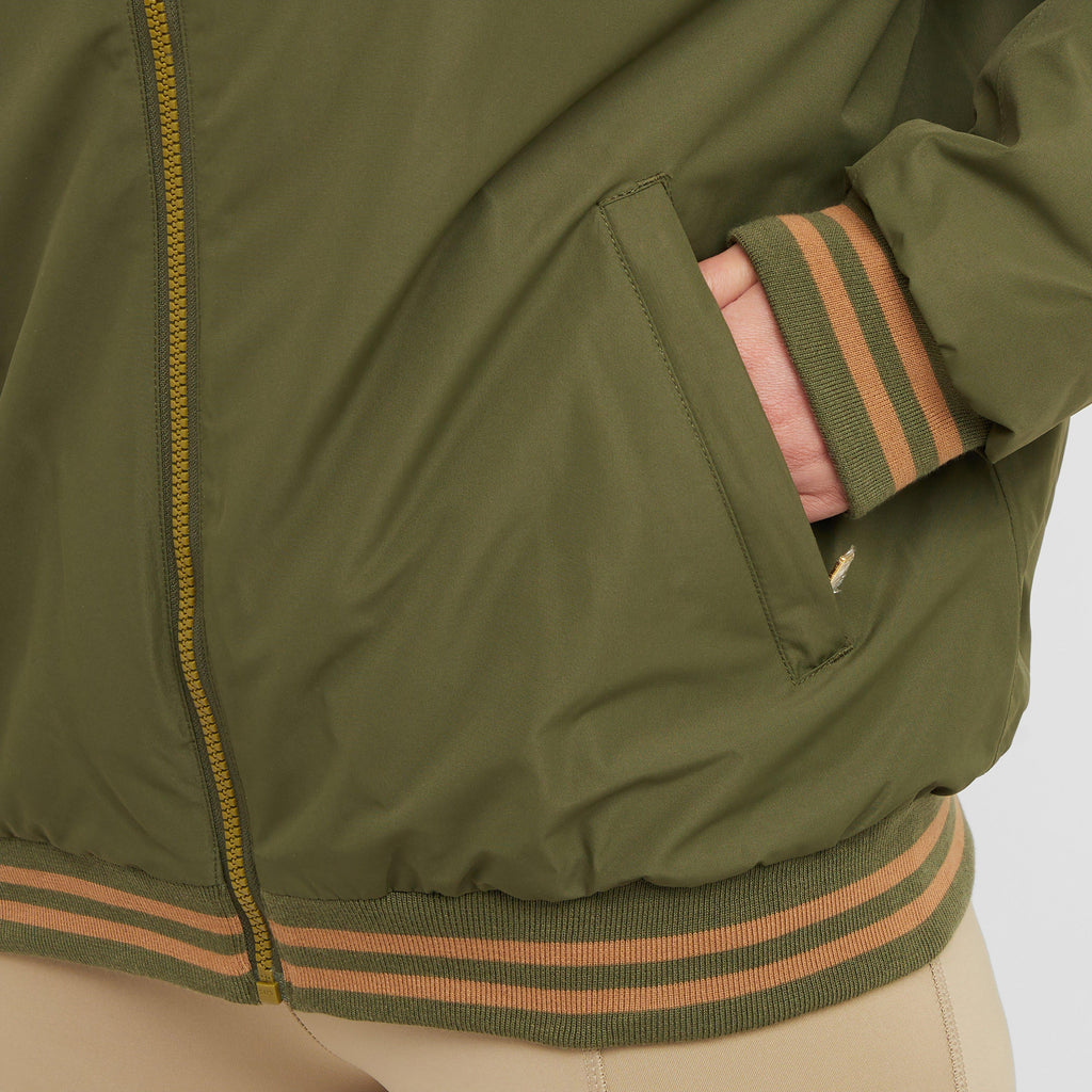 Womens Team Blouson Moss