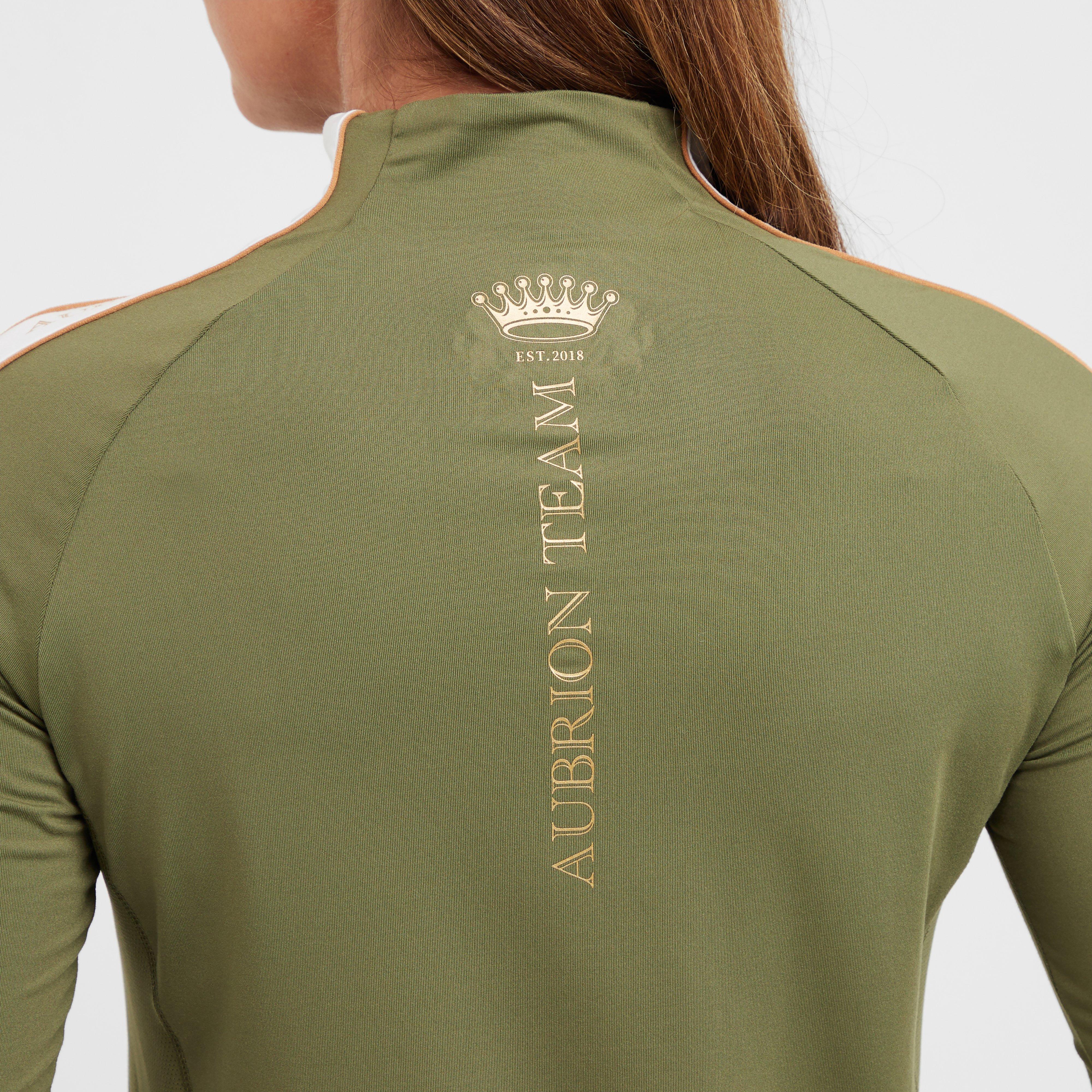 Womens Team Long Sleeved Base Layer Moss