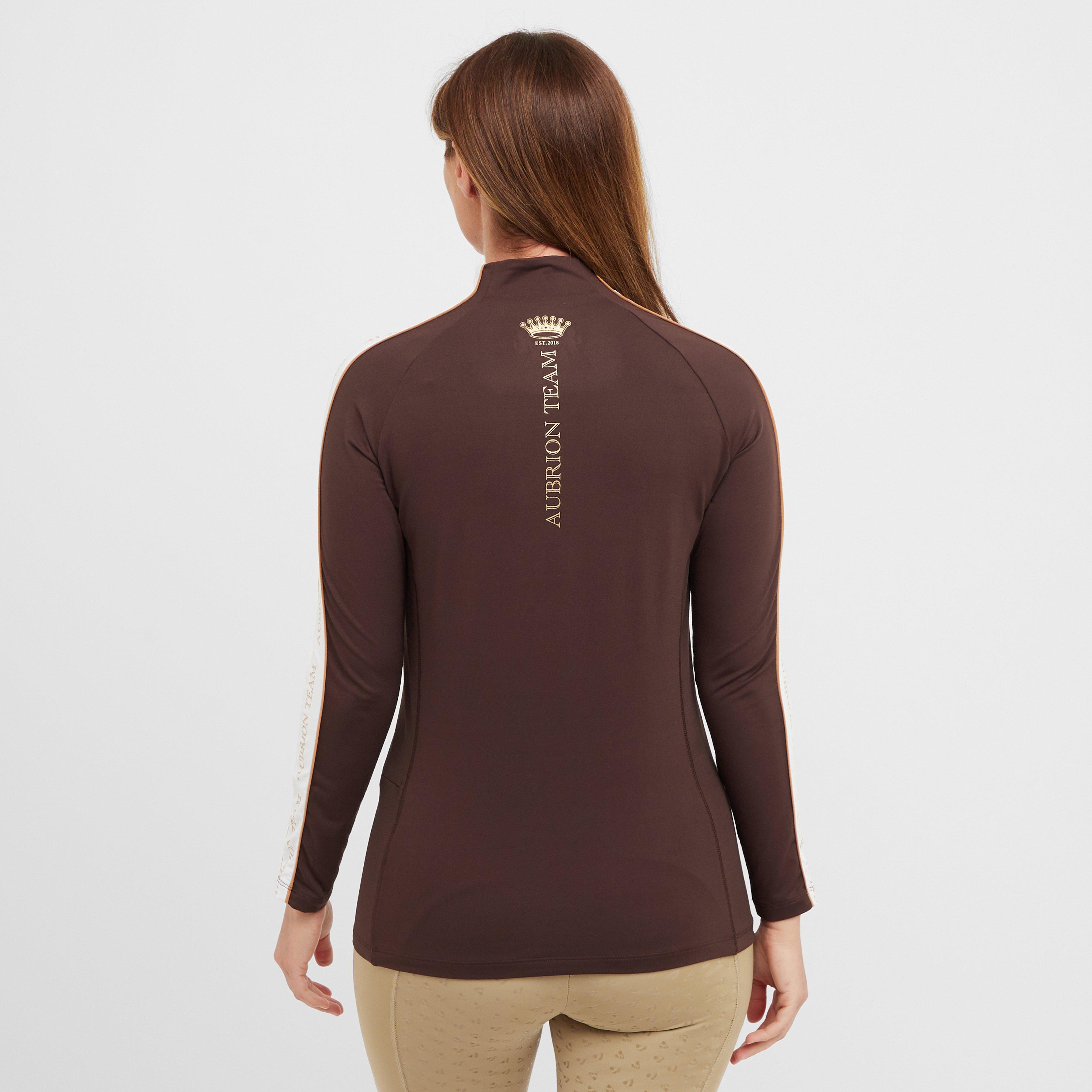 Womens Team Long Sleeved Base Layer Umber