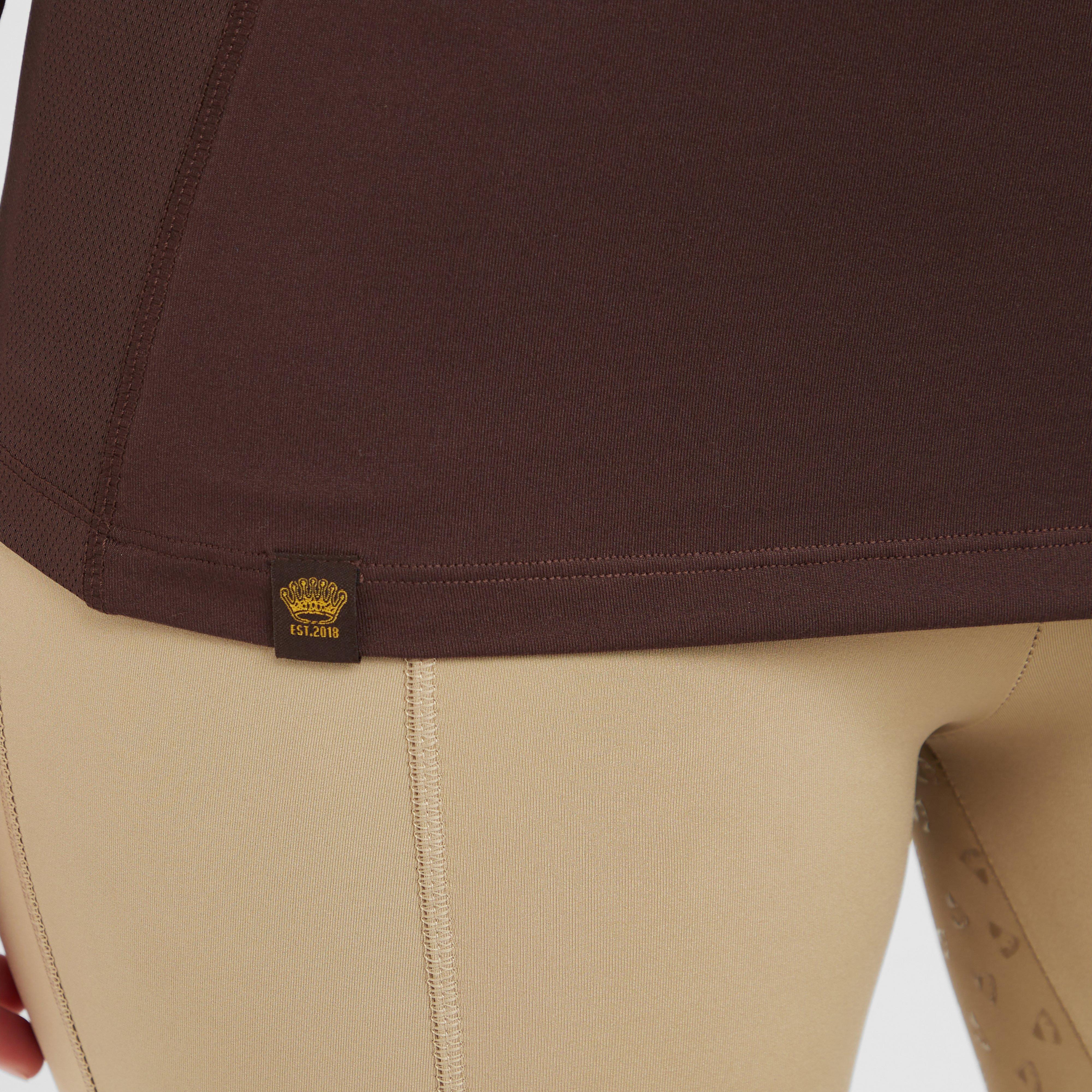 Womens Team Long Sleeved Base Layer Umber