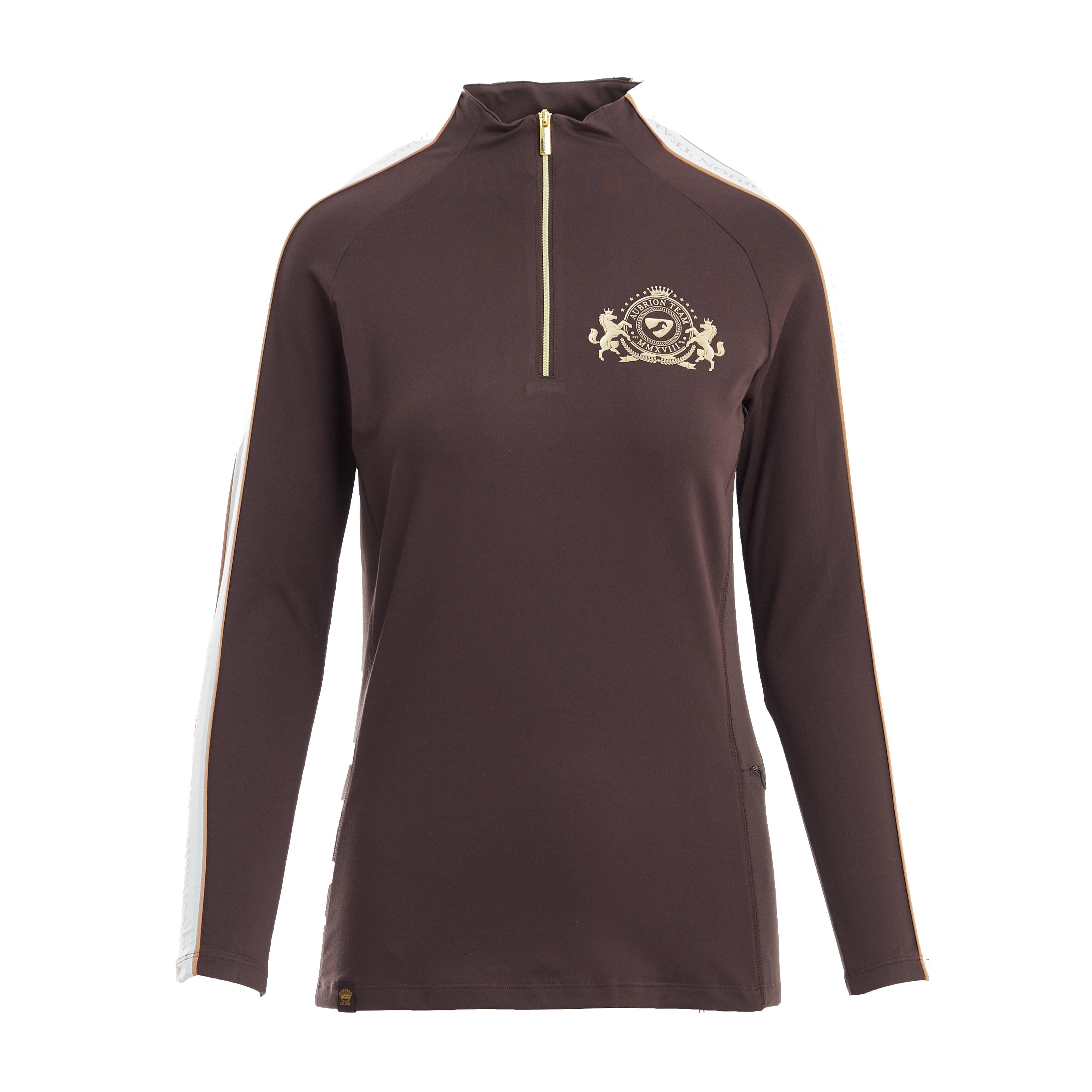Womens Team Long Sleeved Base Layer Umber