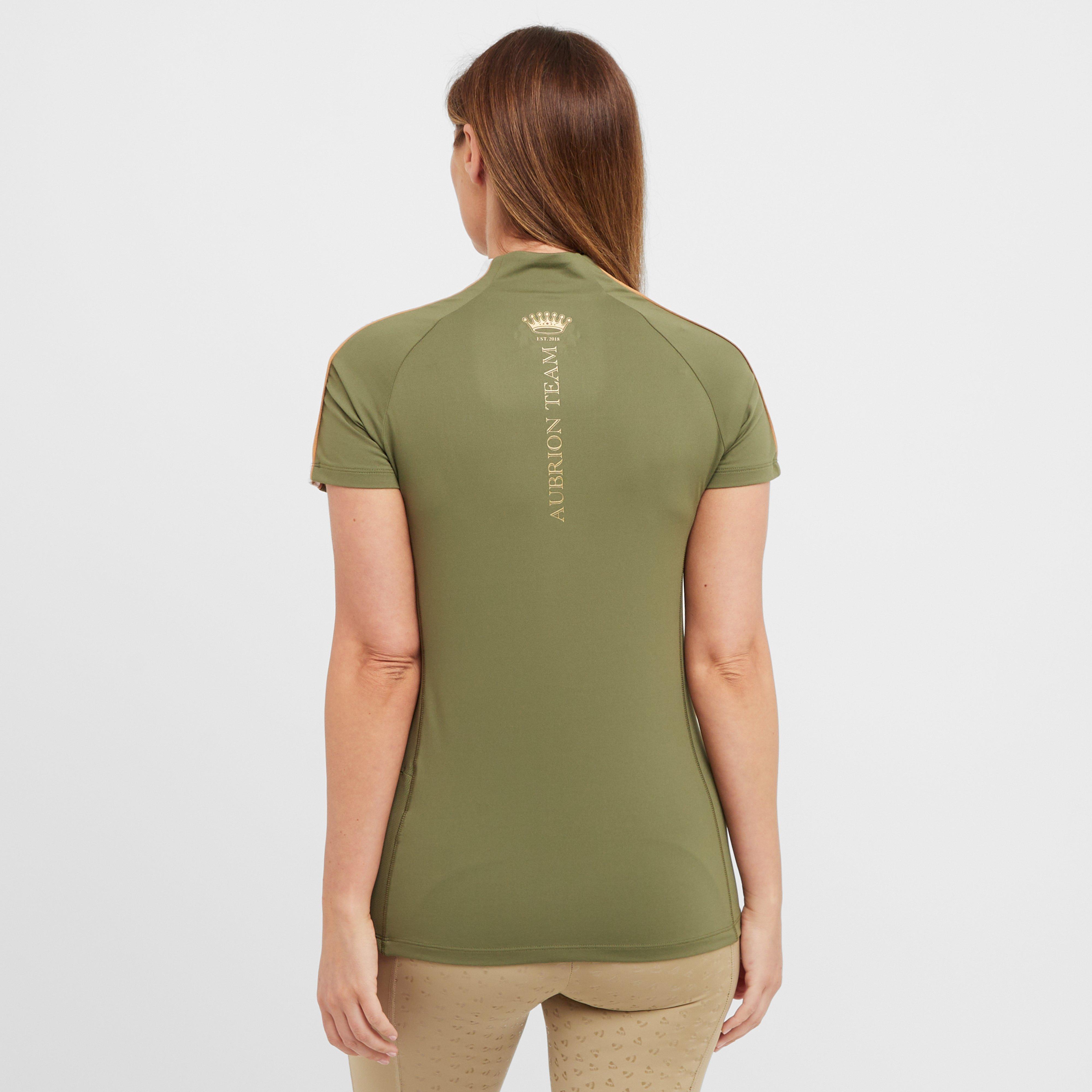 Womens Team Short Sleeved Base Layer Moss