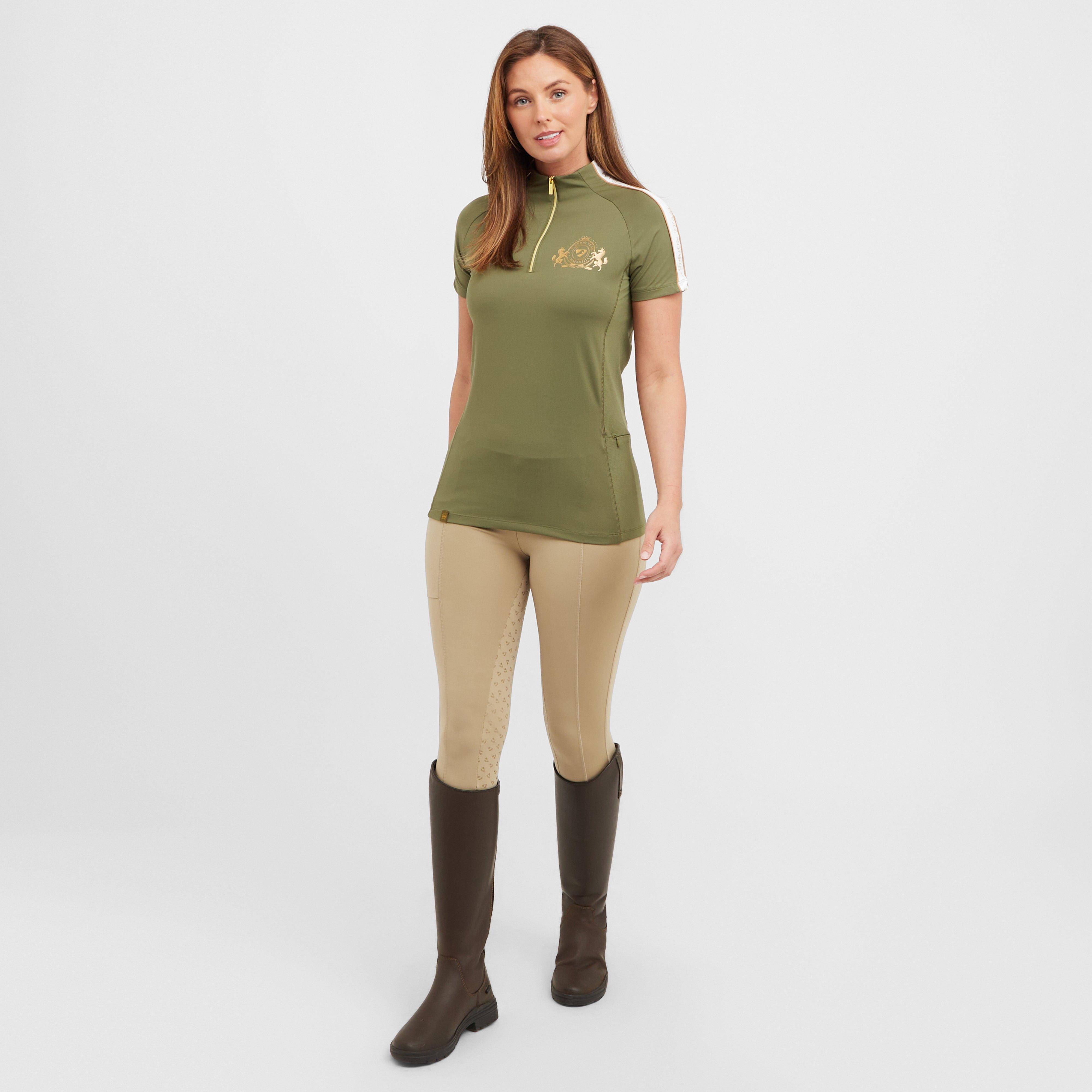 Womens Team Short Sleeved Base Layer Moss
