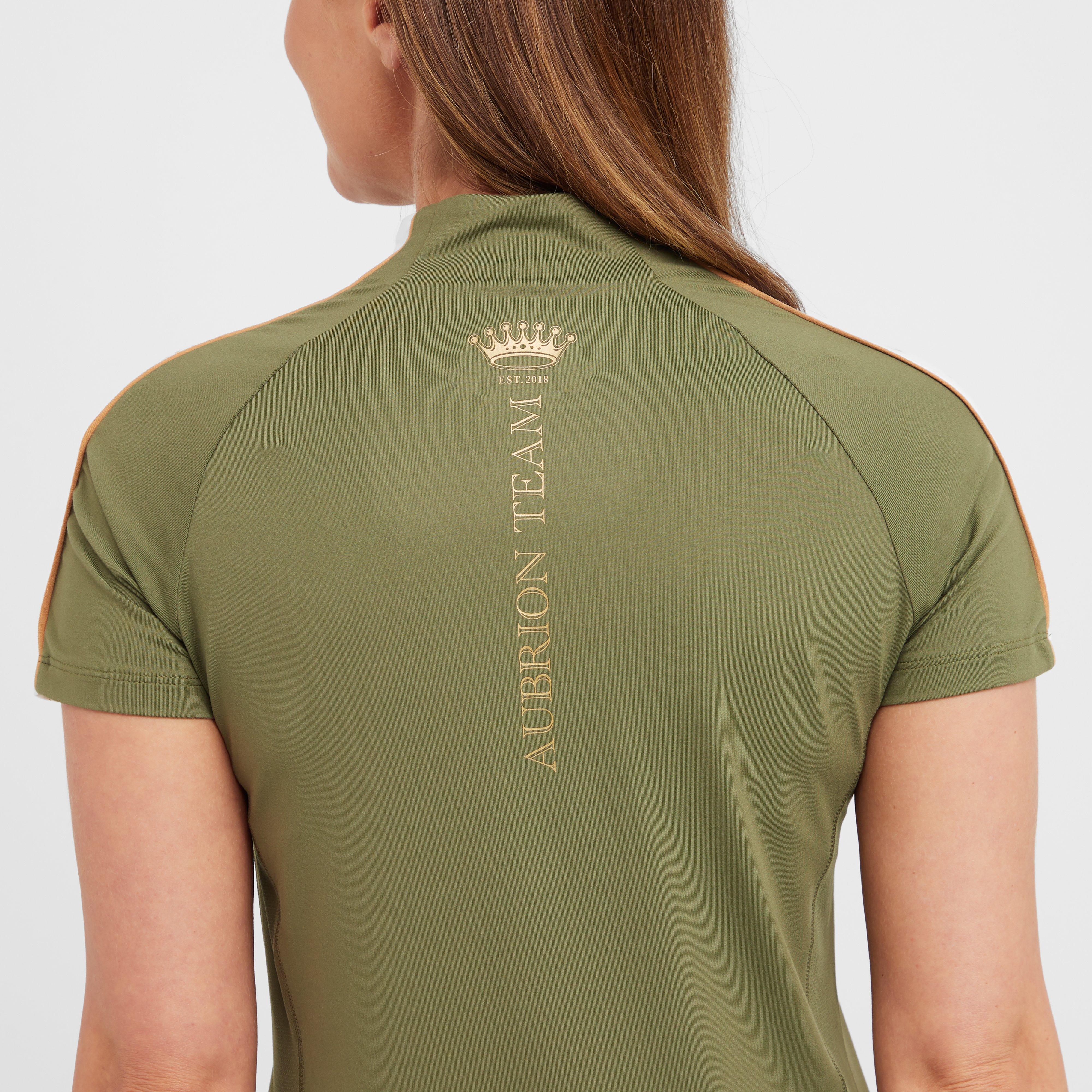 Womens Team Short Sleeved Base Layer Moss