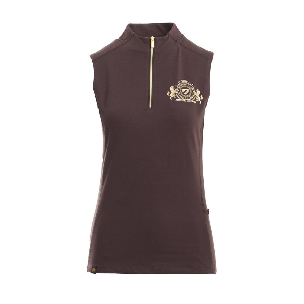Womens Team Sleeveless Base Layer Umber