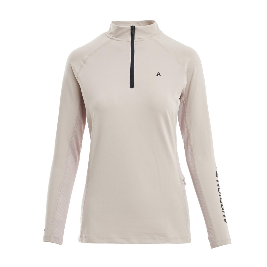 Womens React Long Sleeve Base Layer Sand