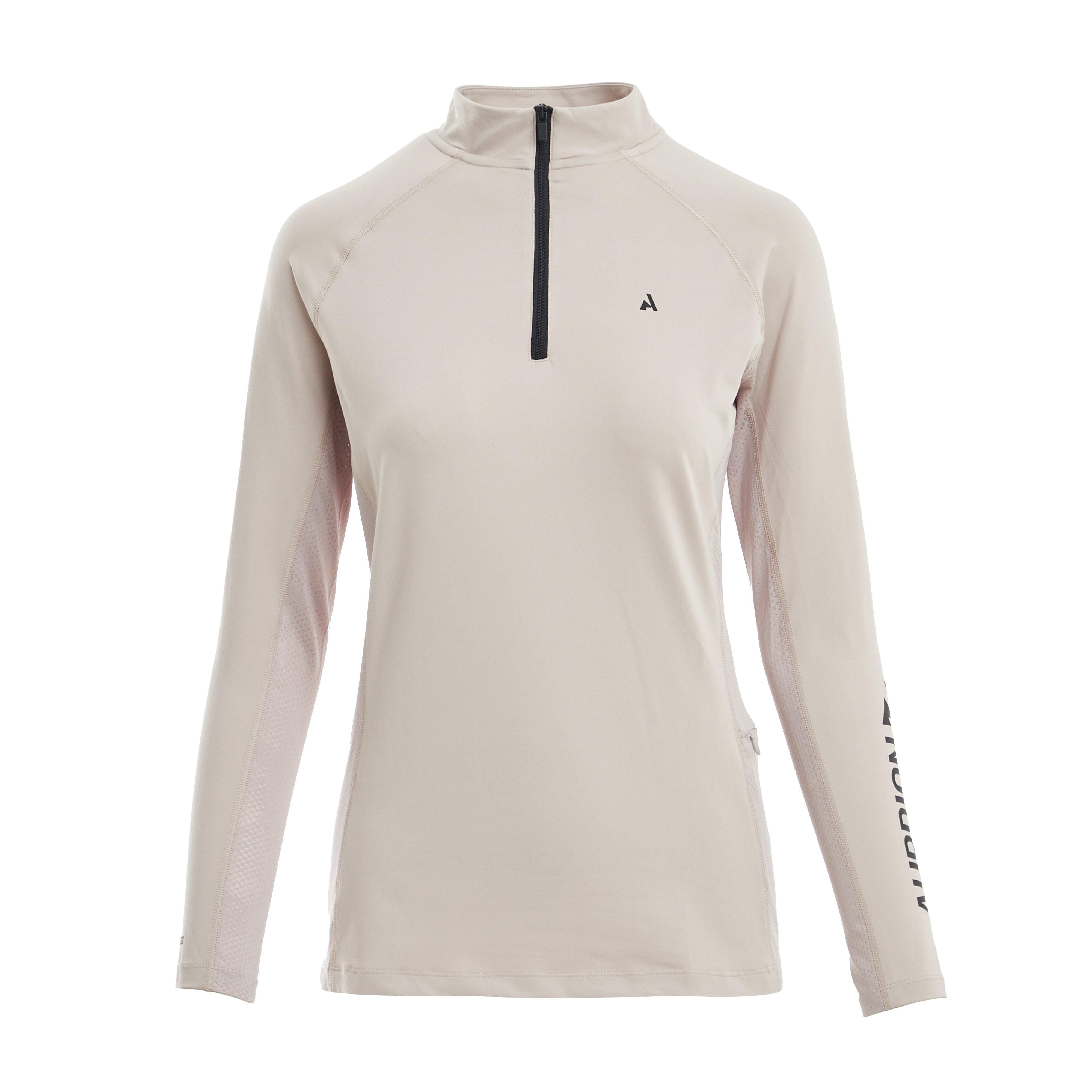 Womens React Long Sleeve Base Layer Sand
