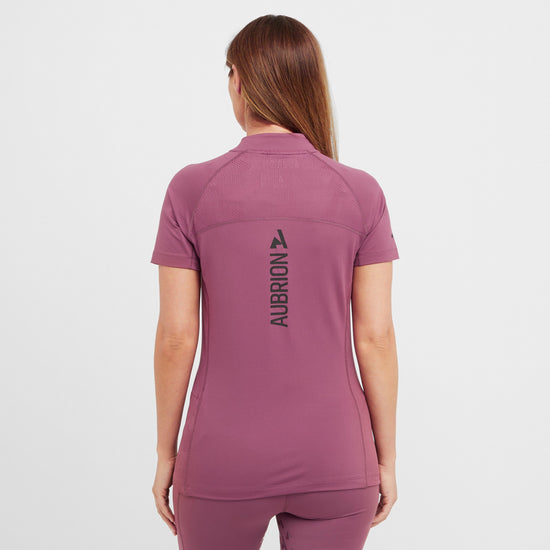 Womens React Short Sleeve Base Layer Mauve