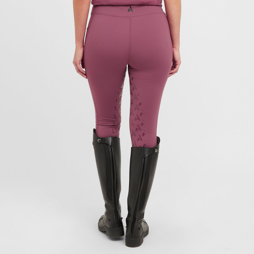 Womens React Non-Stop Riding Tights Mauve
