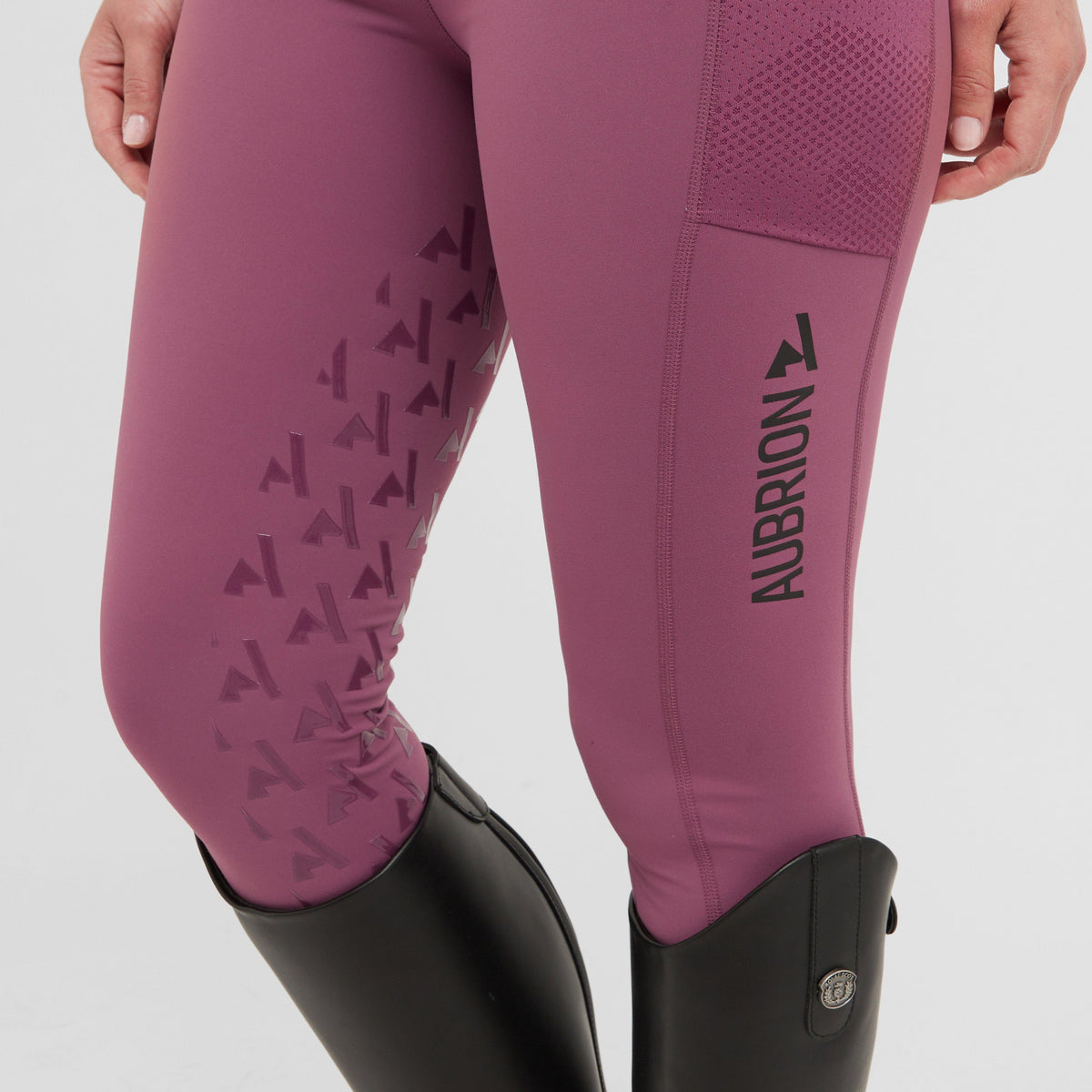 Womens React Non-Stop Riding Tights Mauve