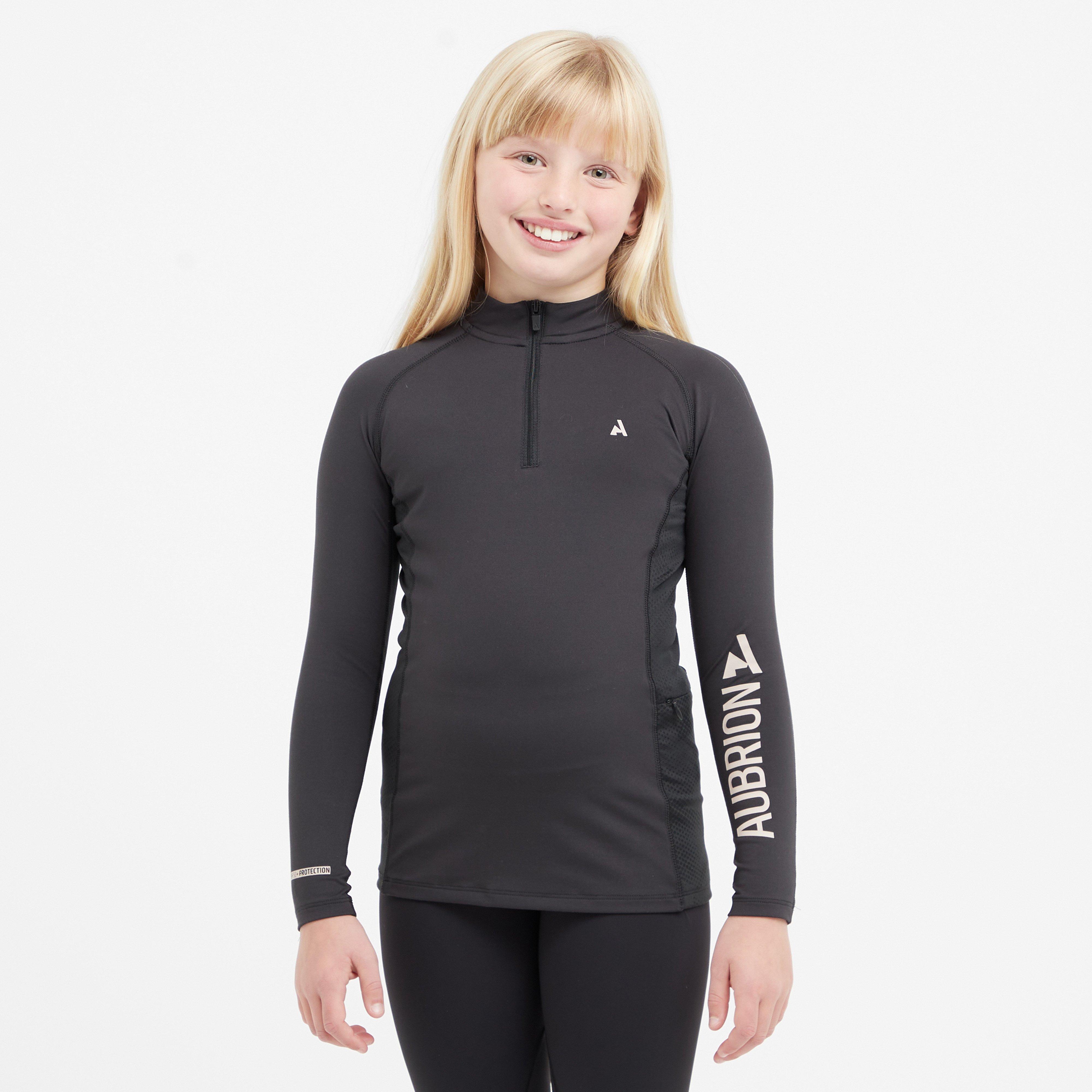 Young Rider React Long Sleeve Base Layer Shadow