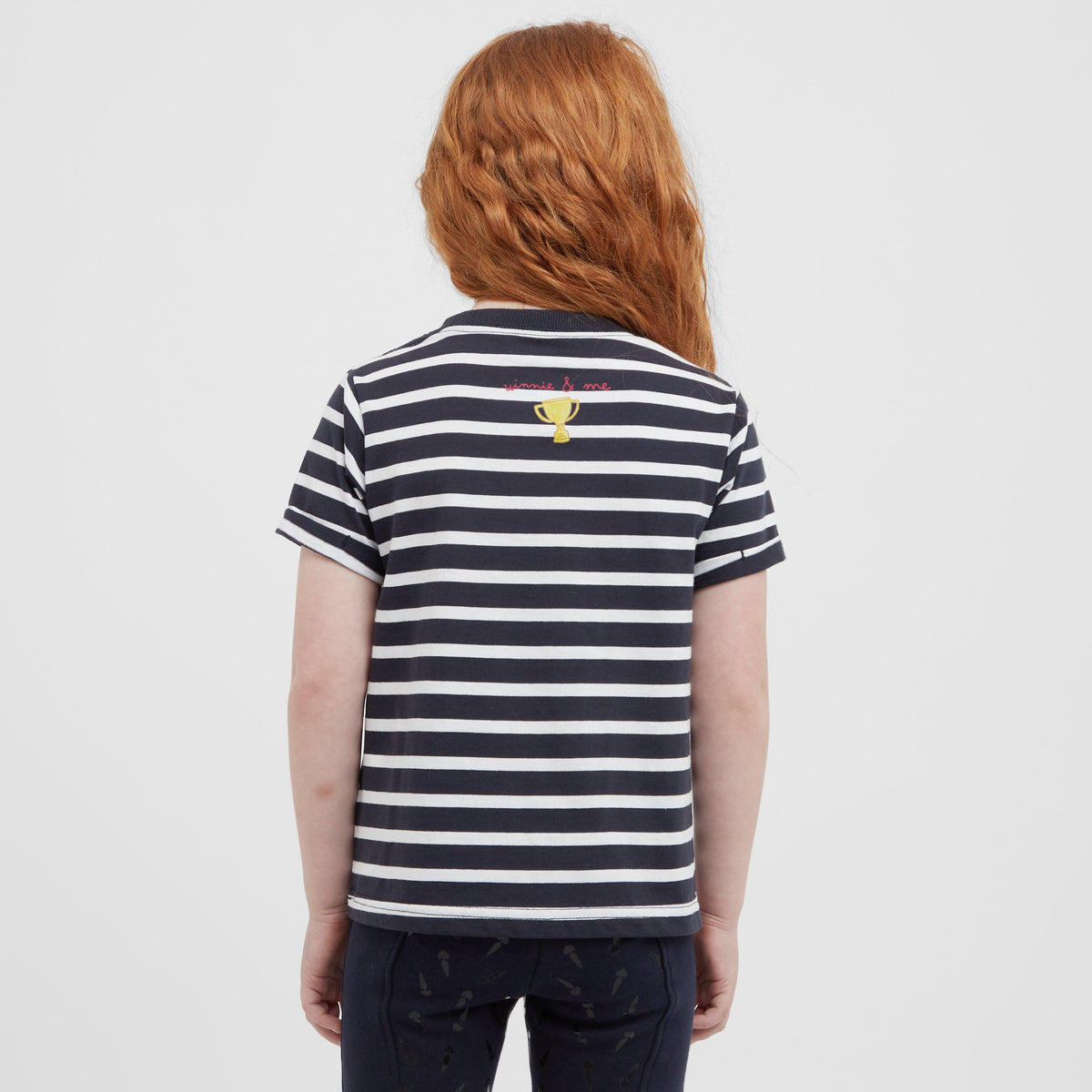 Kids Winnie & Me T-Shirt Navy Stripe