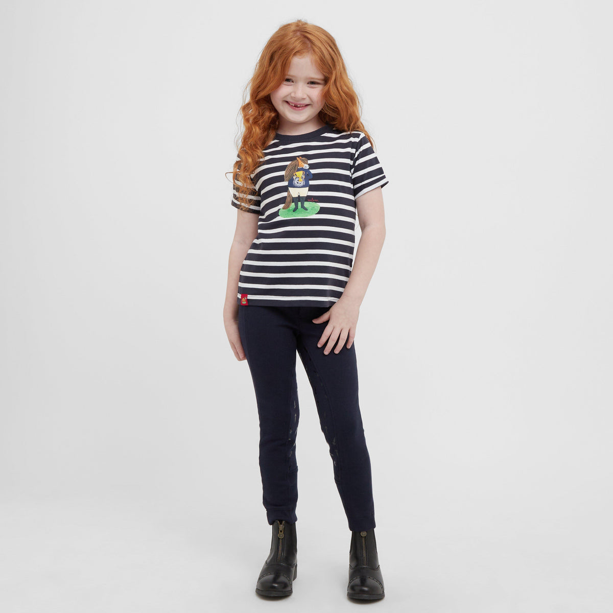 Kids Winnie & Me T-Shirt Navy Stripe
