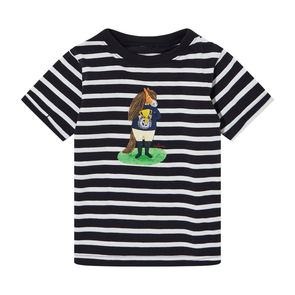 Kids Winnie & Me T-Shirt Navy Stripe