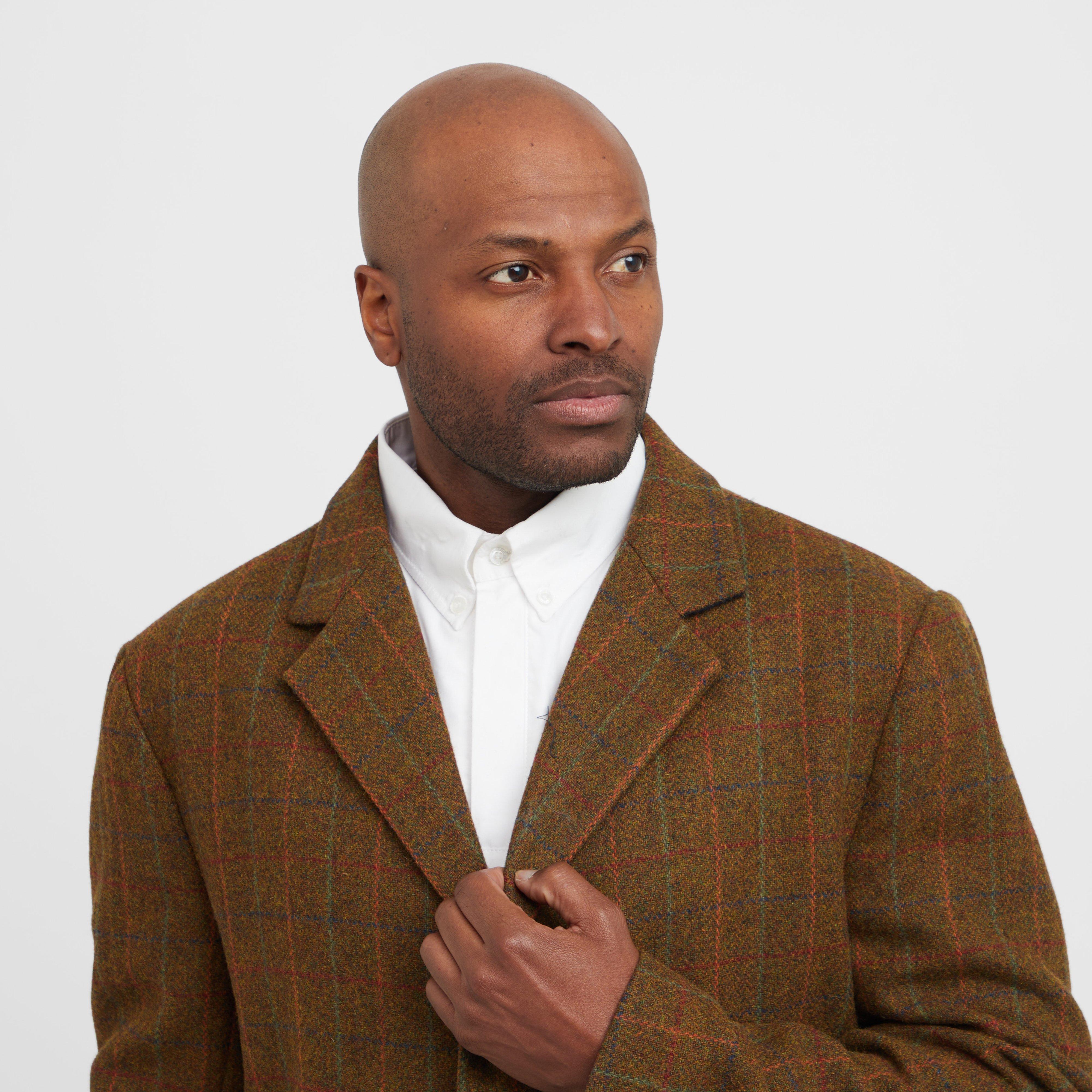 Mens Saratoga Show Jacket Rust Check