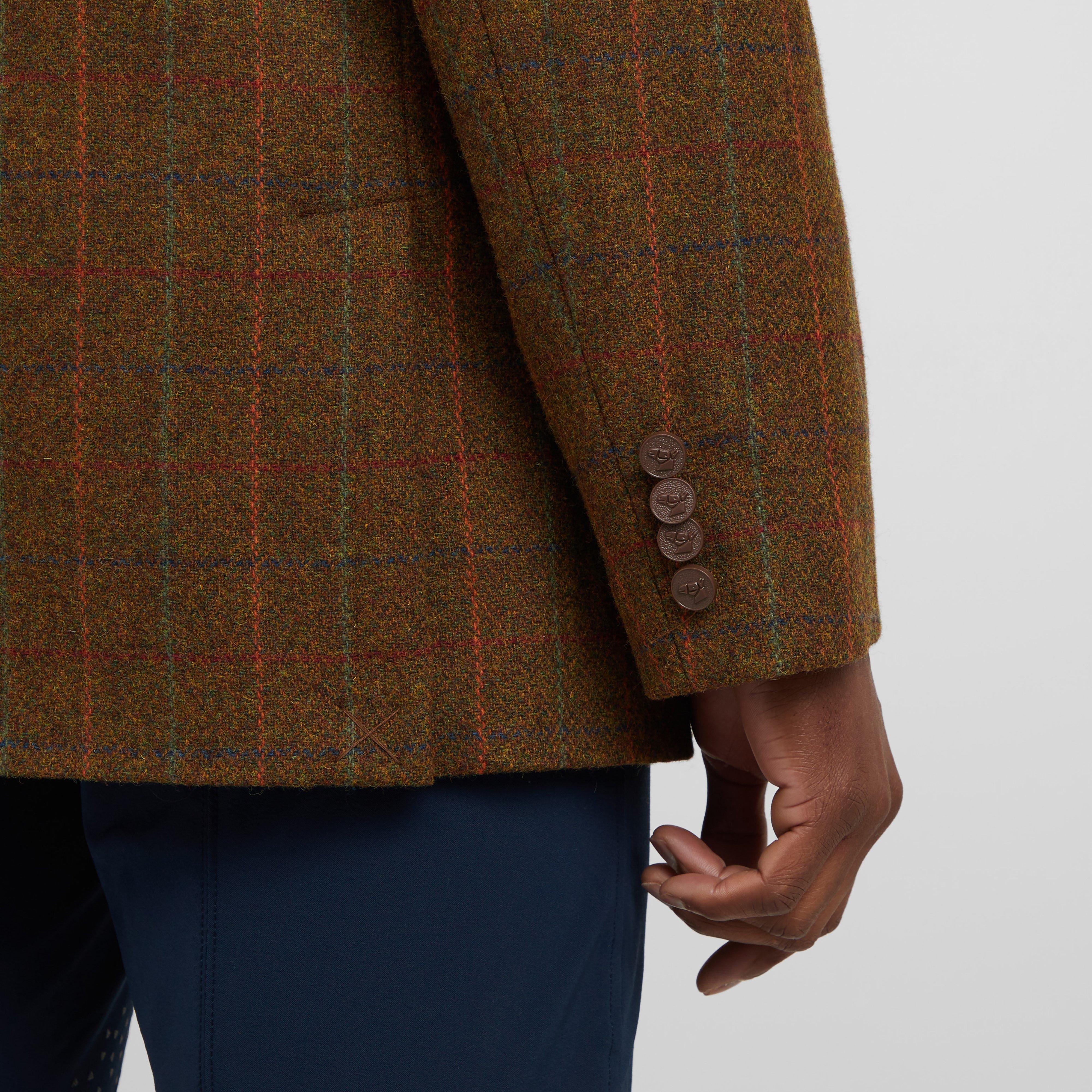 Mens Saratoga Show Jacket Rust Check