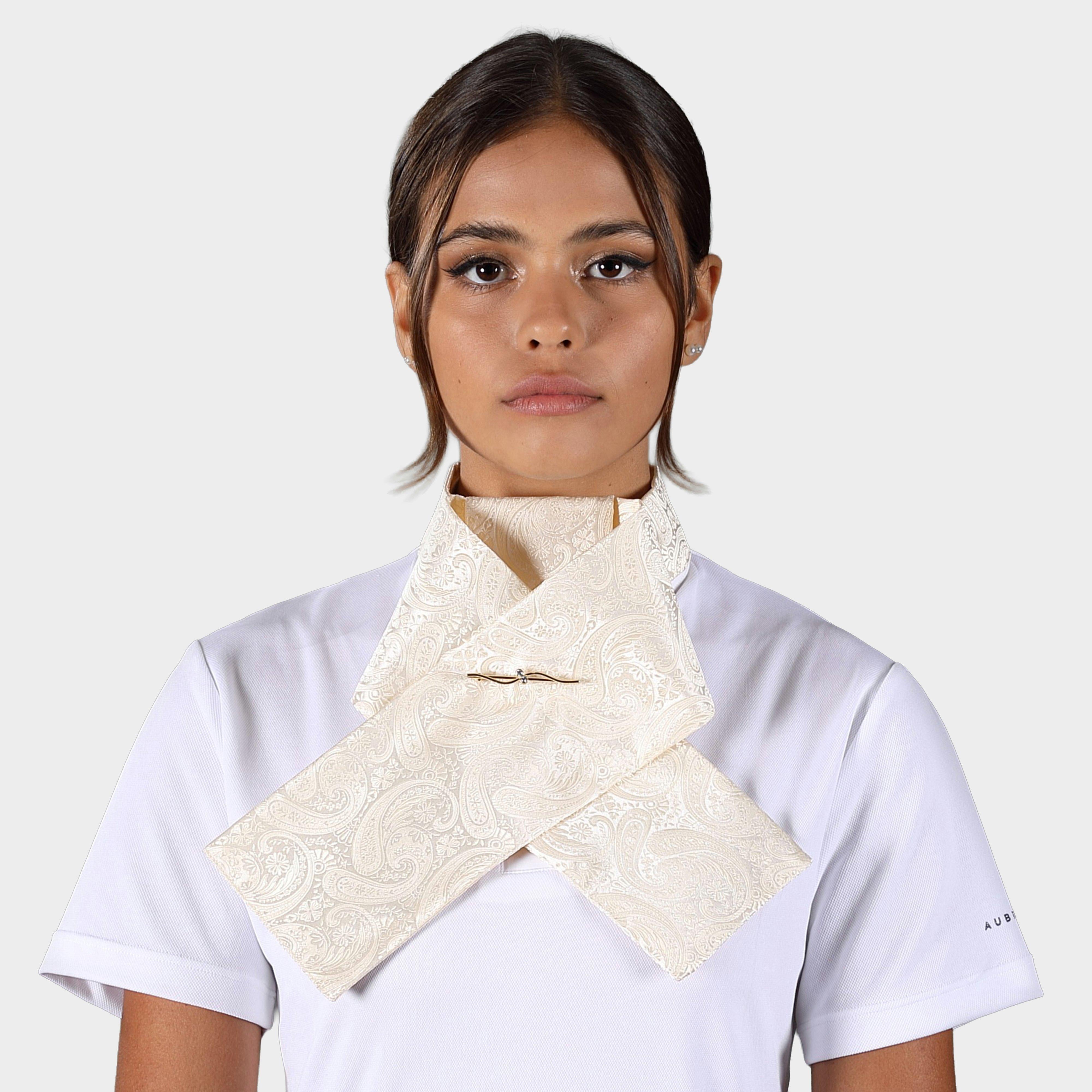 Ready Tied Brocade Riding Stock Gold