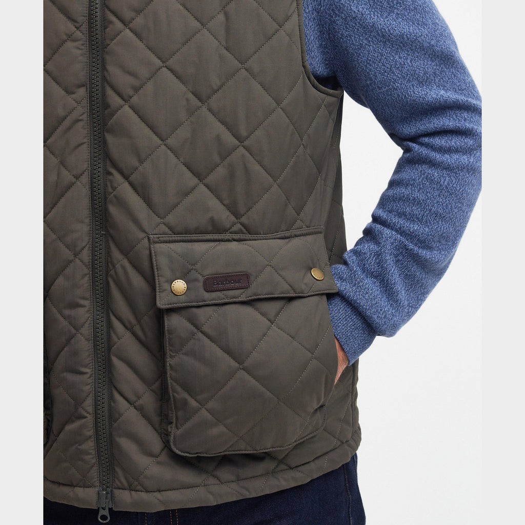 Mens Fernwood Gilet Olive