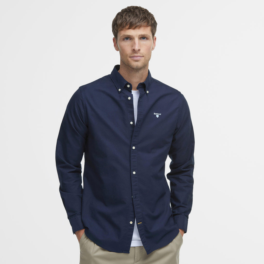 Barbour Mens Oxtown Tailored Shirt Navy – Naylors