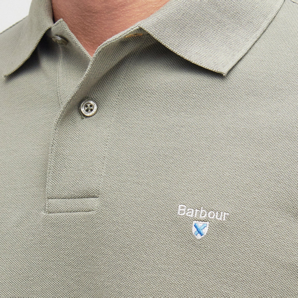 Mens Sports Polo Shirt Dusty Green